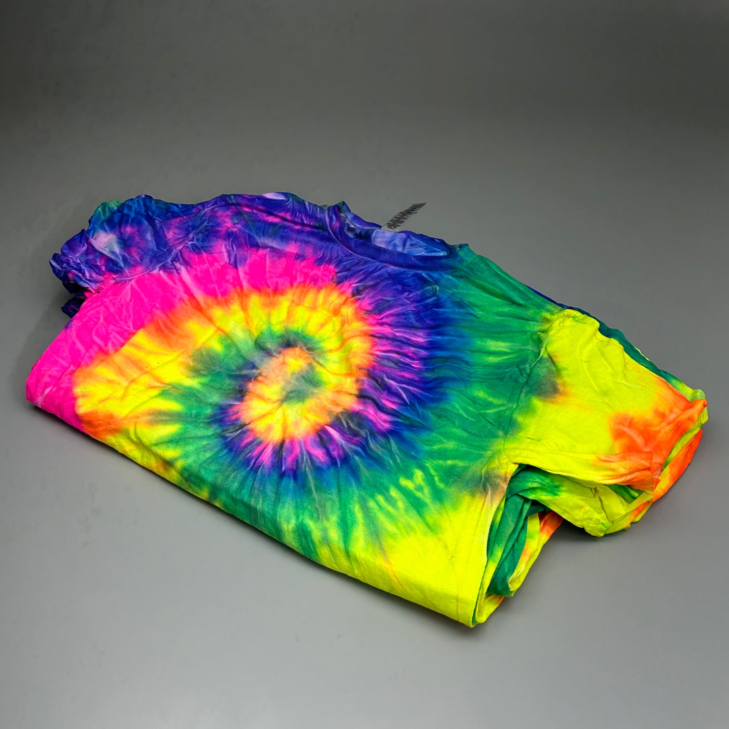 GILDAN (12 PACK) Tie Dye Short Sleeve Unisex Heavy Cotton T-Shirts Sz Youth Medium (New)