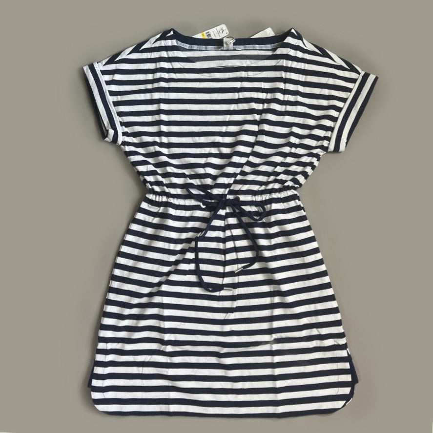TOMMY BAHAMA Women's Short Sleeve Amira Stripe Short Dress Size S Island Navy (New)