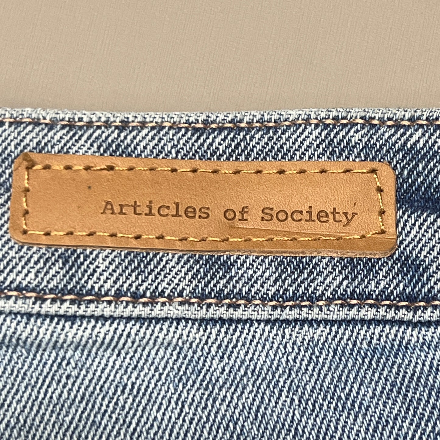 ARTICLES OF SOCIETY Orchidland Ripped Denim Jeans Women's Sz 25 Blue 4009TQ3-717 (New)