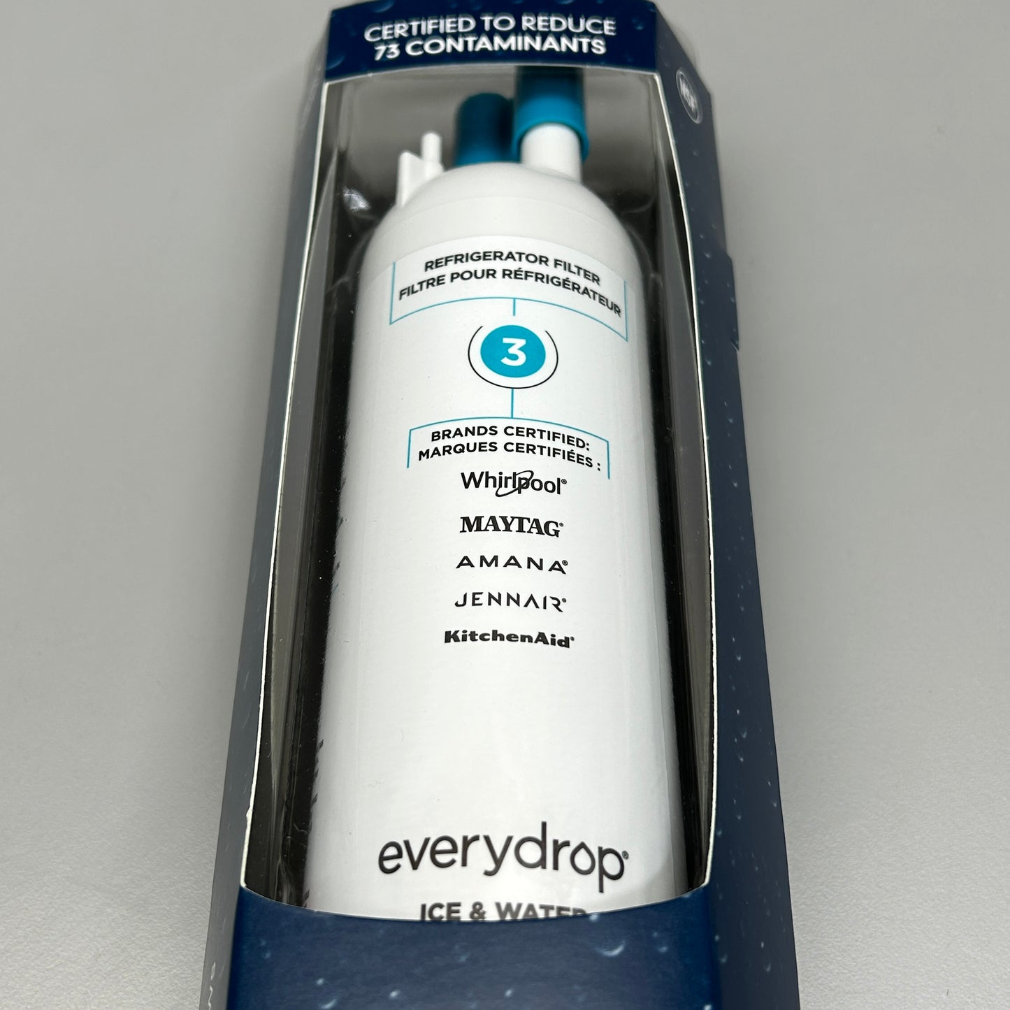 EVERYDROP 2-PACK! Refrigerator Ice & Water Filter 3, 6 Months (New)