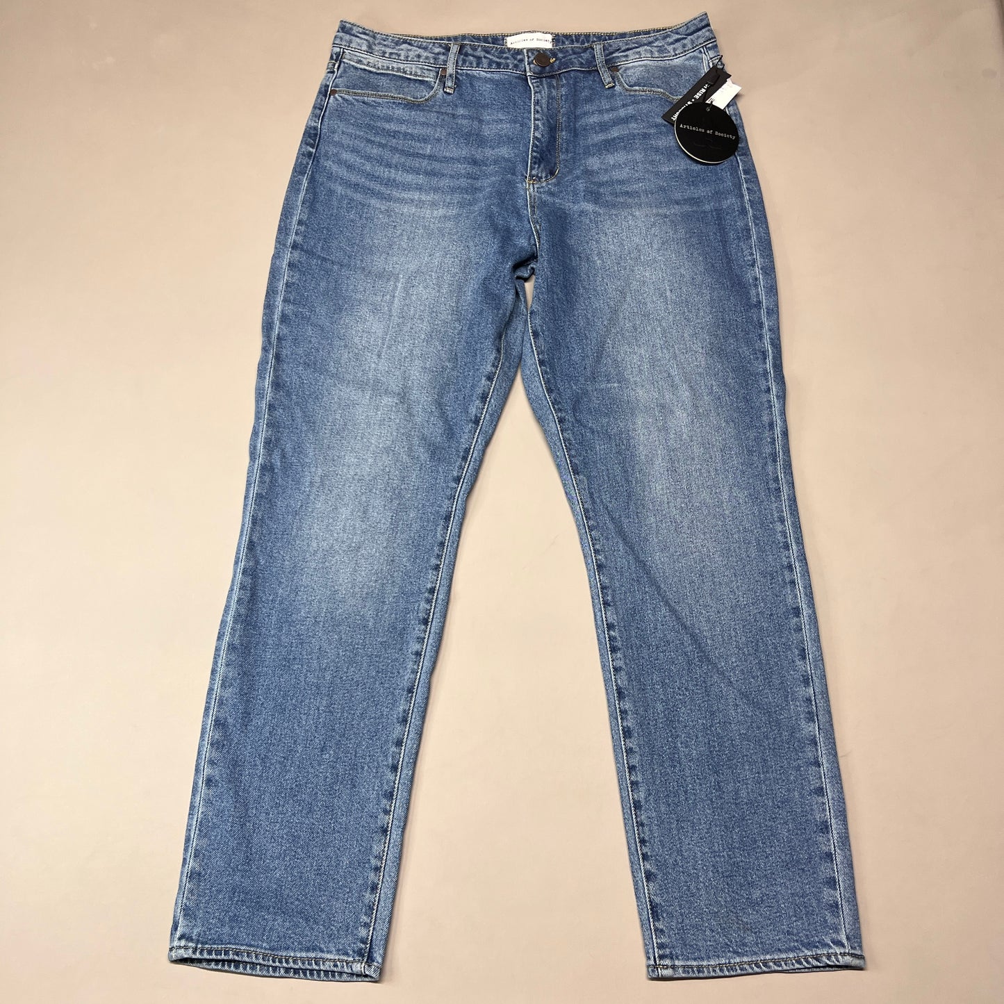 ARTICLES OF SOCIETY OMAO High Rise Denim Jeans Women's Sz 32 Blue 4009TQ3-716 (New)