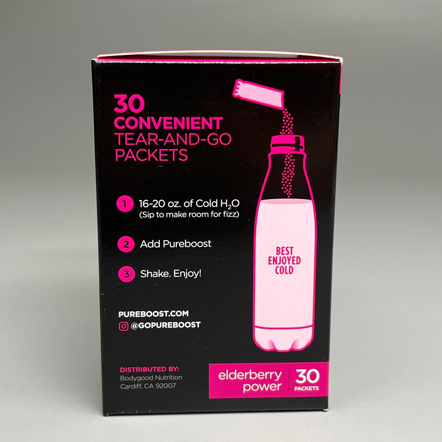 ZA@ PUREBOOST IMMUNE Antioxidant Energy Mix 30 Packets Elderberry Power 04/24 (New)