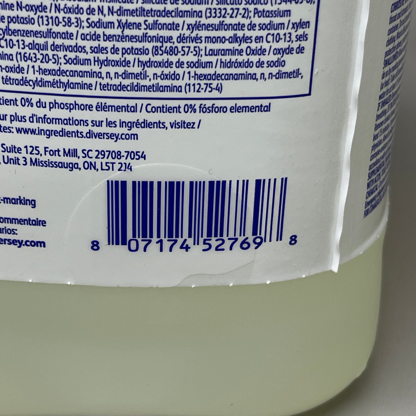 ZA@ DIVERSEY Suma Eliminex Foaming Drain & General Purpose Cleaner 10-PK x 1.5L 94266308 (New) C