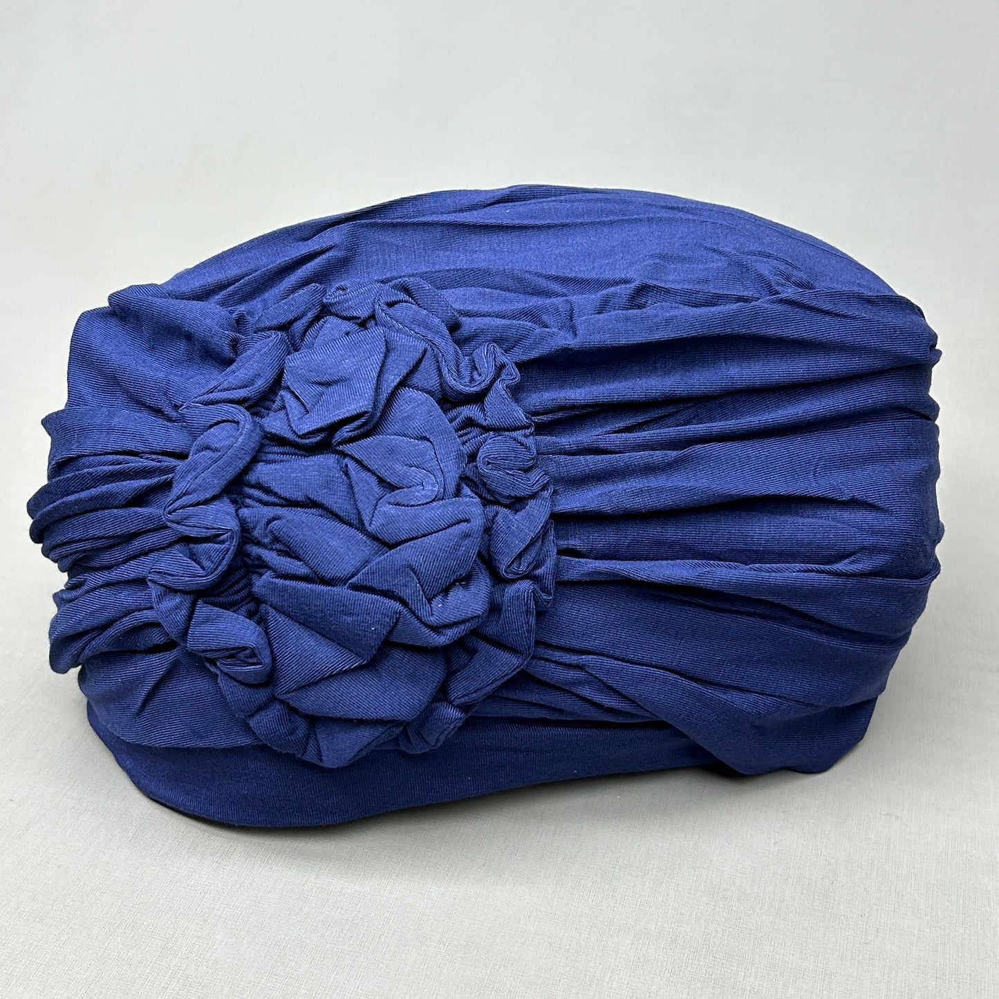 CHRISTINE HEADWEAR Lotus Turban Dark Blue 1003-0255 (New)