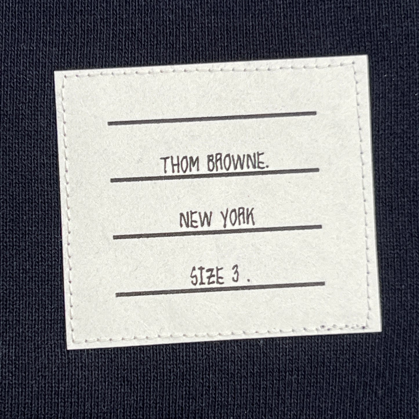 THOM BROWNE Classic Sweat Shorts in Tonal 4 Bar Loop Back Navy Size 3 (New)