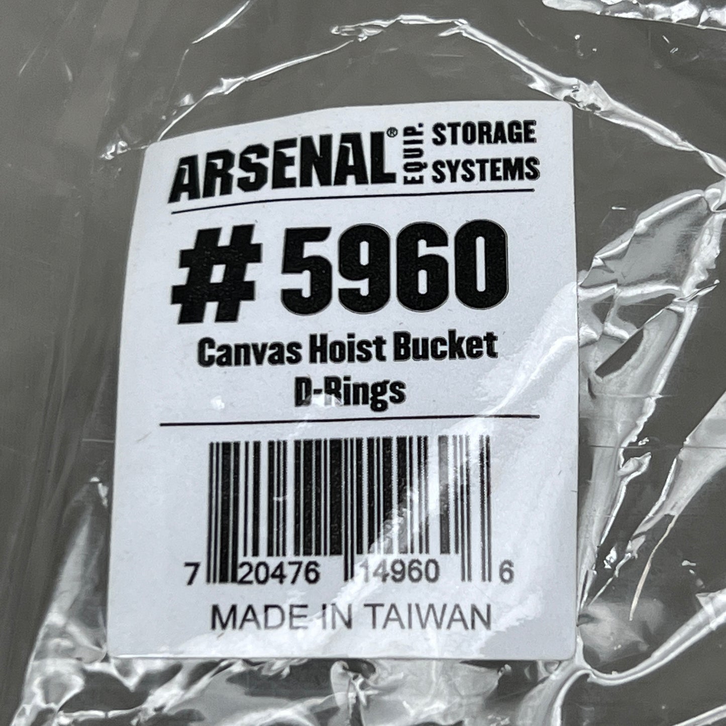 ERGODYNE Arsenal Work Gear Canvas Hoist Bucket W/ D-Rings 5960 (New)