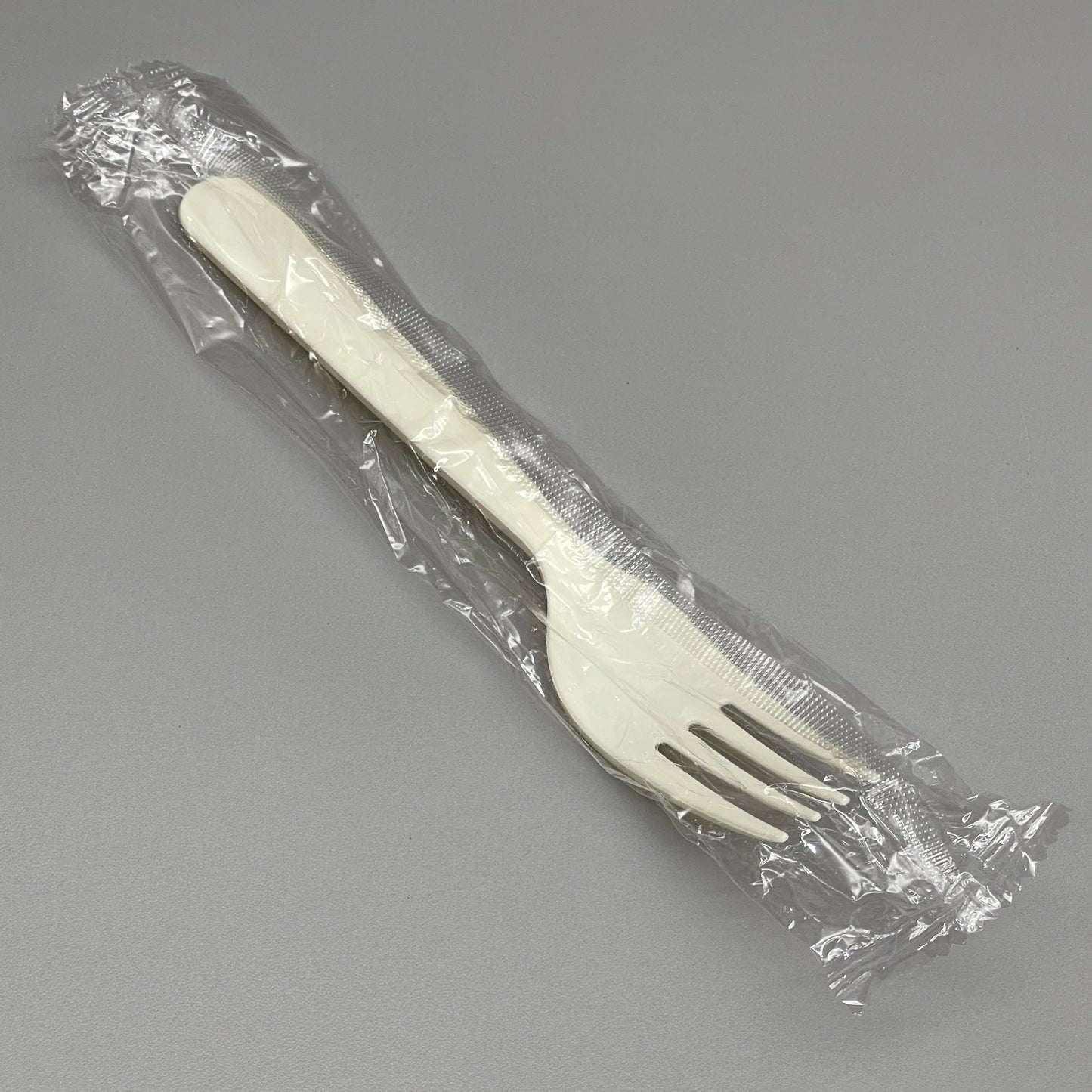 ZA@ KANAK NATURALS Heavy Weight Flexible Plastic Forks Individually Wrapped 1000 ct Cream PC6200 (New) J