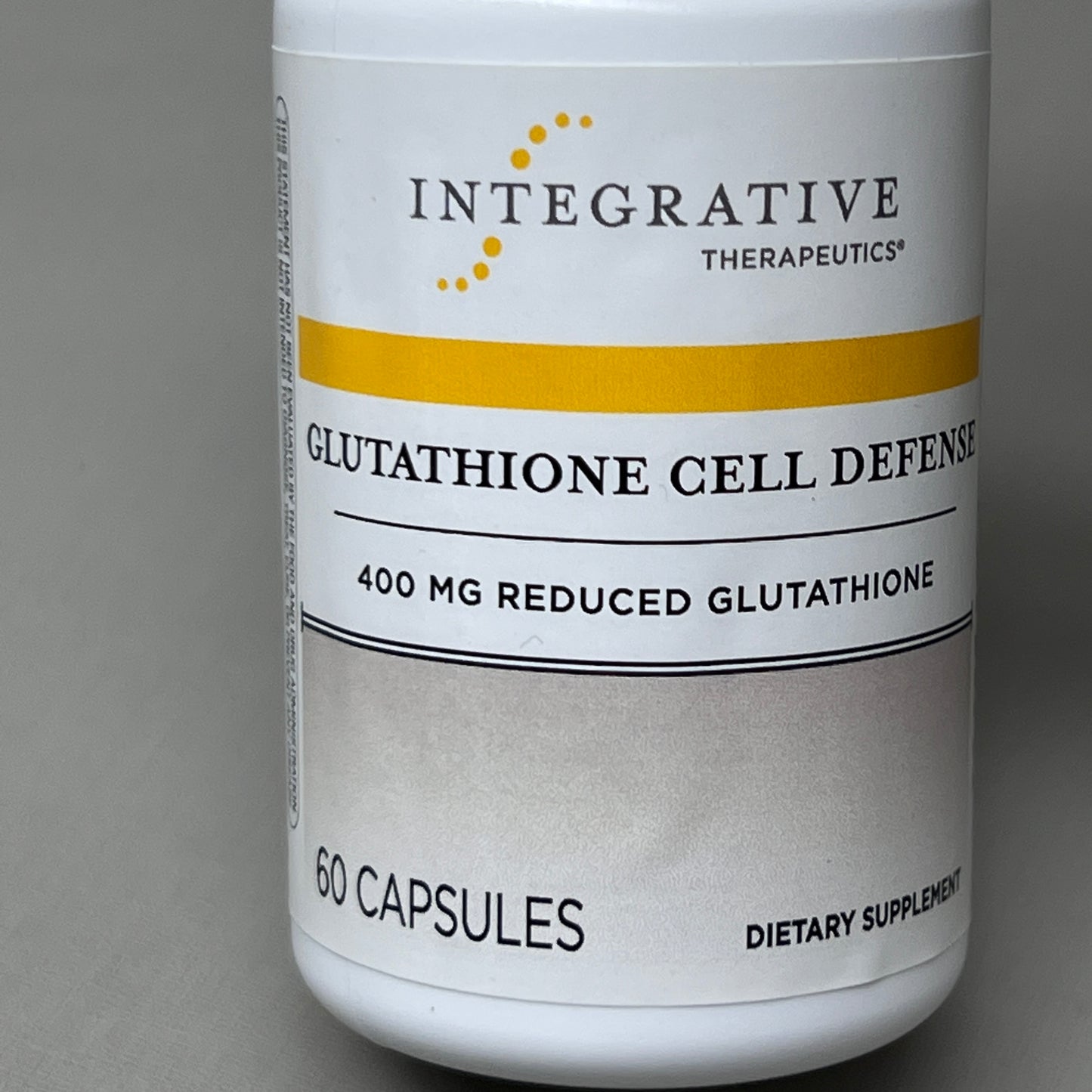 INTEGRATIVE THERAPEUTICS Glutathione Cell Defense Supplement 60 capsules 07/24 (New)