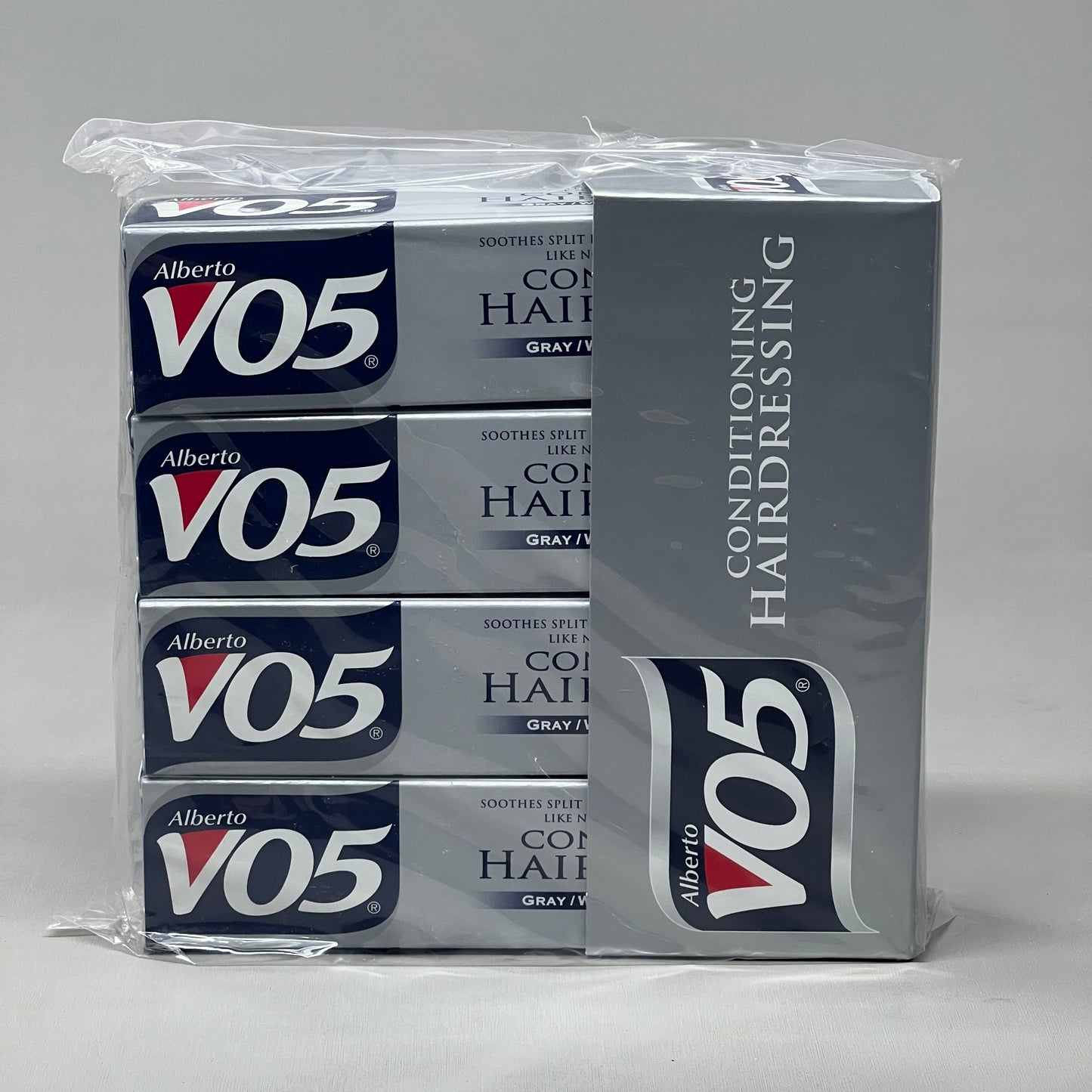 ALBERTO Vo5 Conditioning Hairdressing 6-PACK! Gray/White/Silver Blonde Hair 1.5 oz (New)