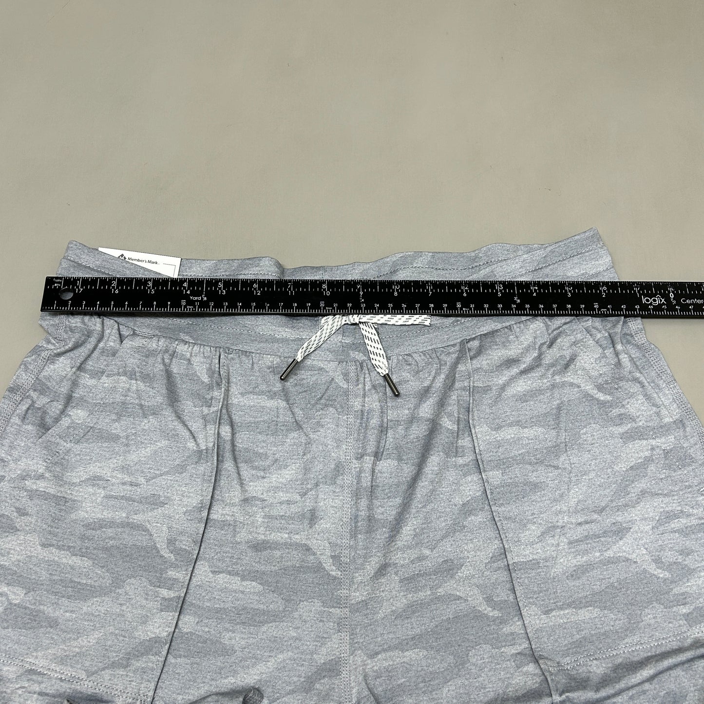 MEMBERS MARK Favorite Straight Leg Soft Pant Light Grey Camo Size XX-Large (New)
