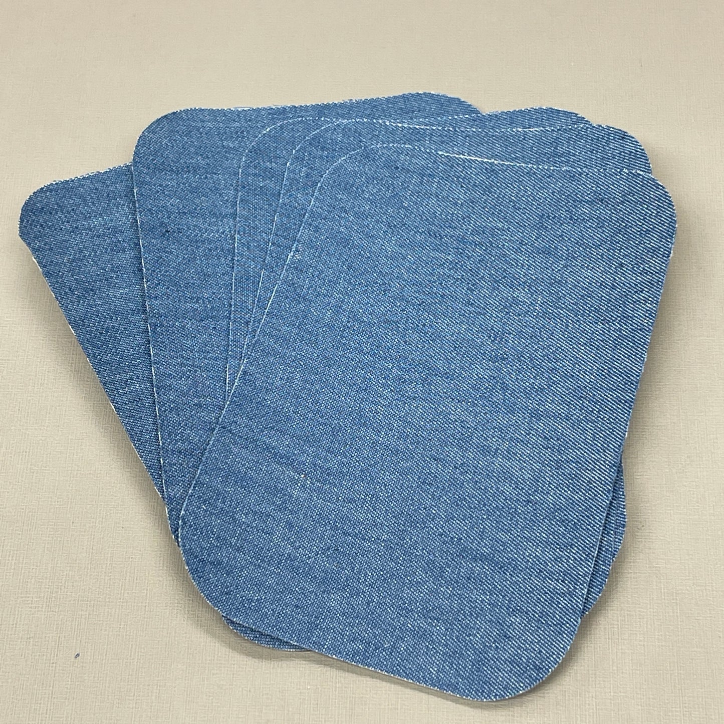 IRON ON Jean Patches 80 PATCHES! 3" x 4-1/4", Clothing Repair, 4 Shades of Blue (New)