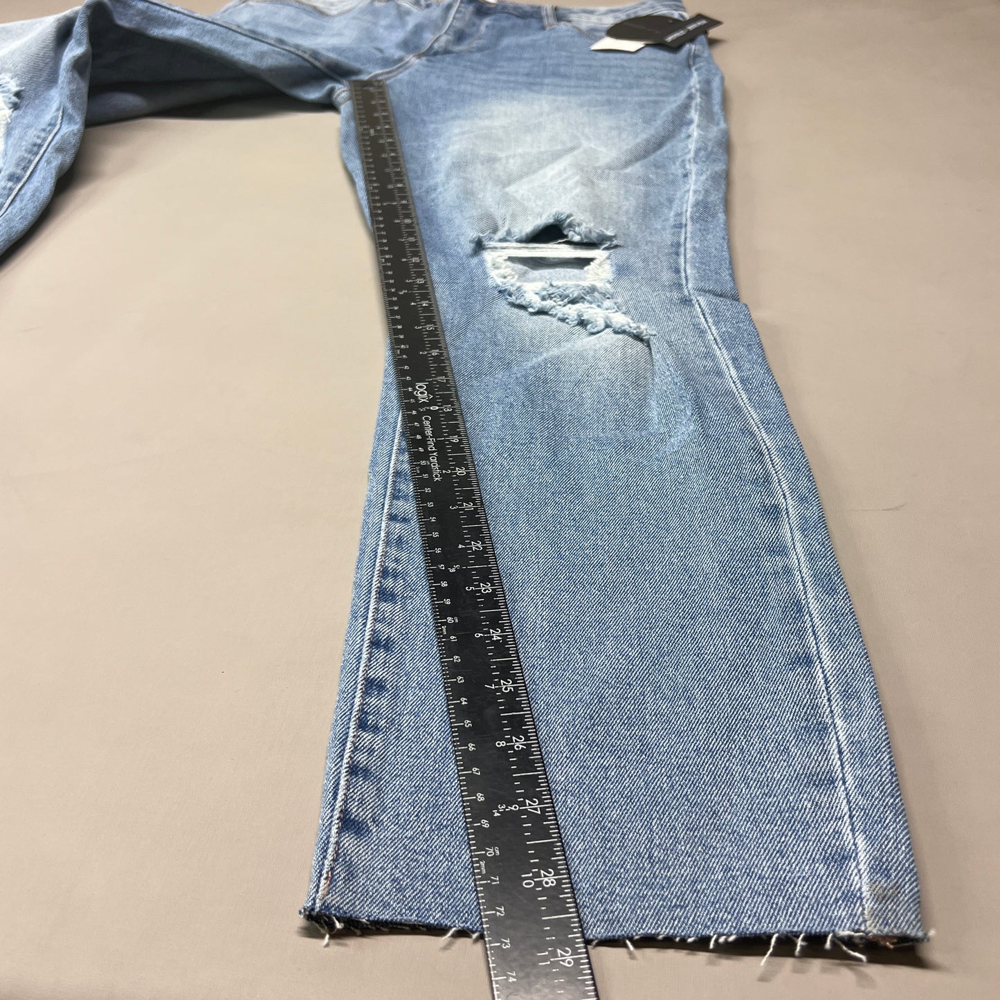 ARTICLES OF SOCIETY Orchidland Ripped Denim Jeans Women's Sz 31 Blue 4009TQ3-717 (New)