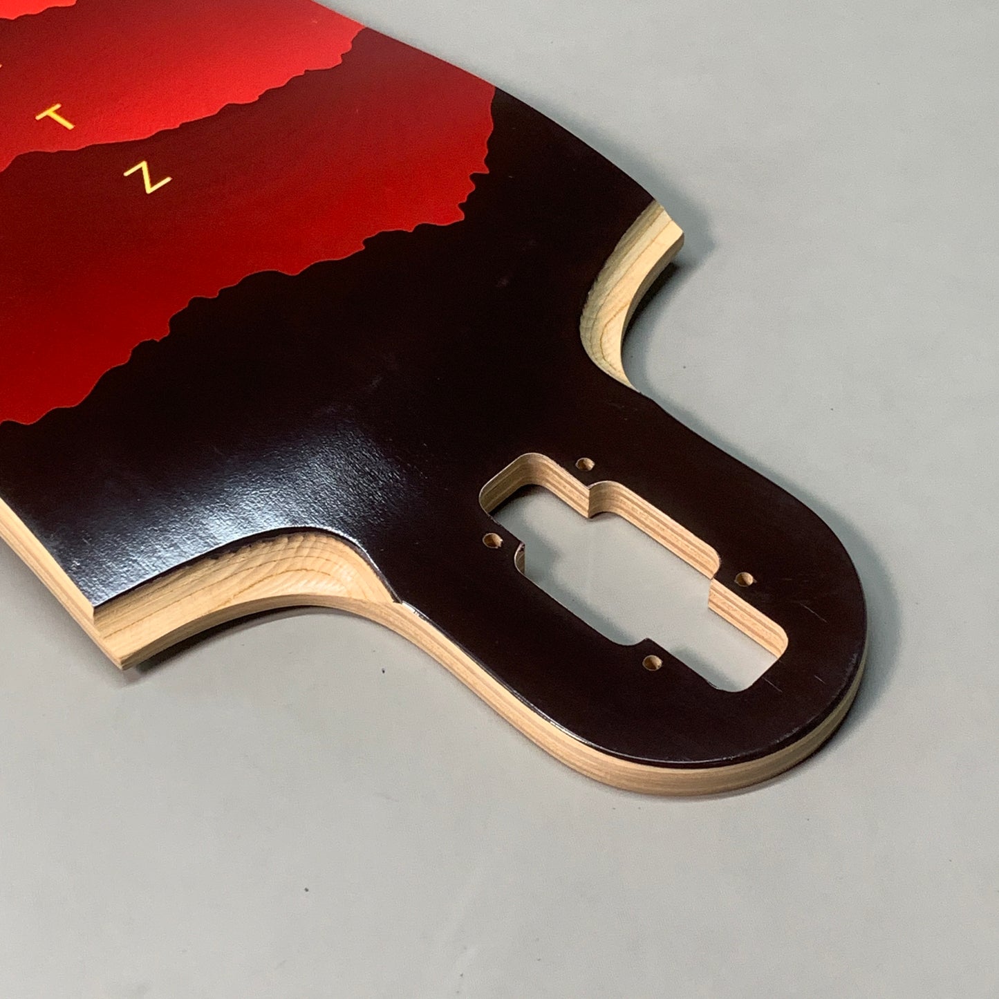 LANDYACHTZ Switch Blade 38 Faded Red/Orange Longboard Deck 38"x9.5" (New Other)