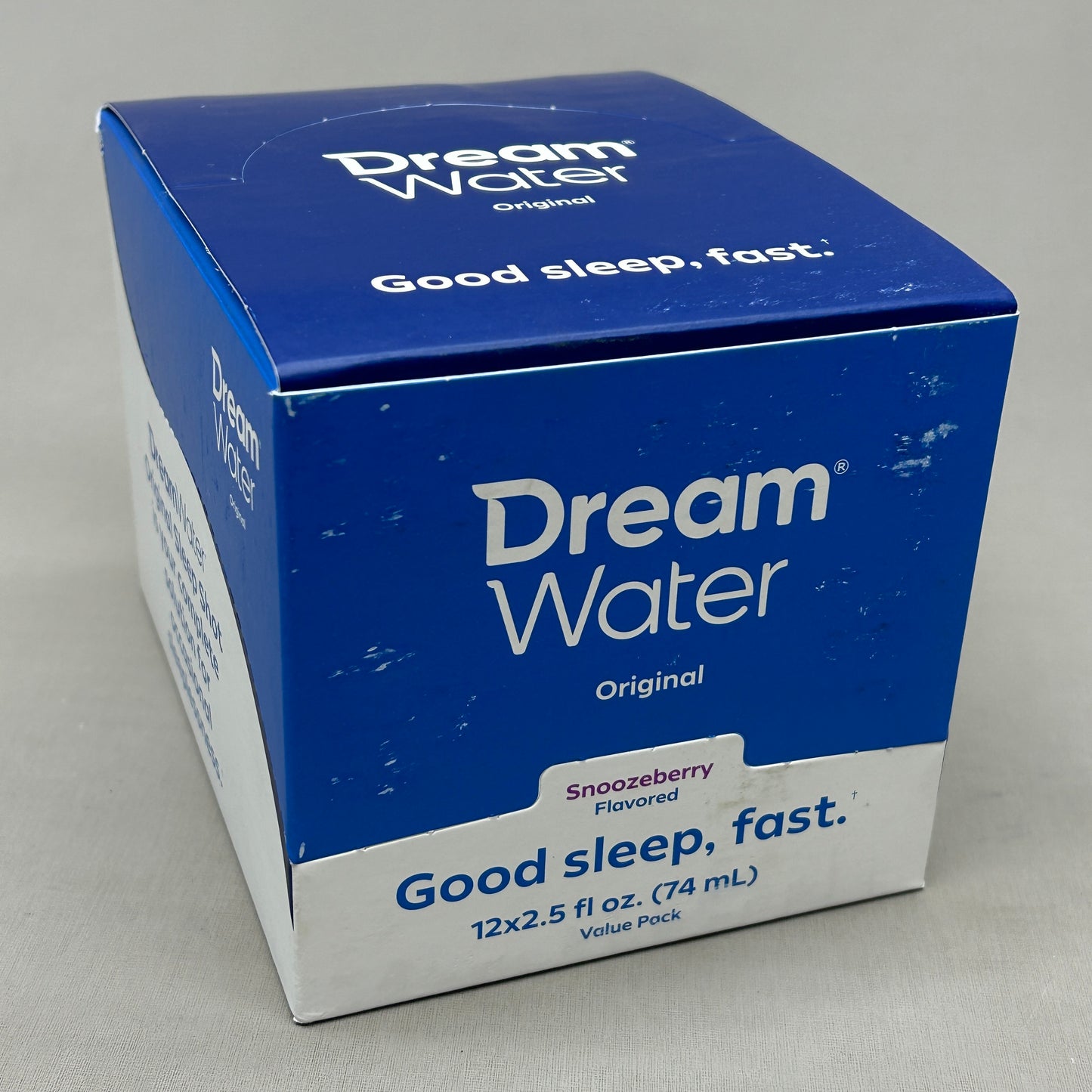 z@ DREAM WATER (12 PACK) Sleep and Relaxation Shot Snoozeberry 2.5 fl oz BB 09/23 (New)