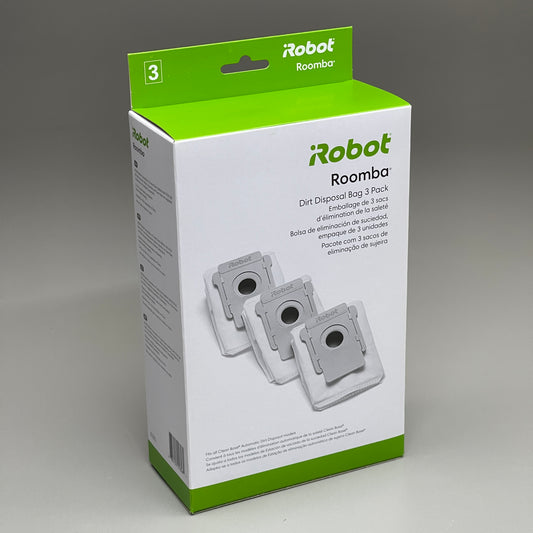 IROBOT 3-PACK! Roomba Dirt Disposal Bag for Vacuum Robot OEM 4640235 (New)
