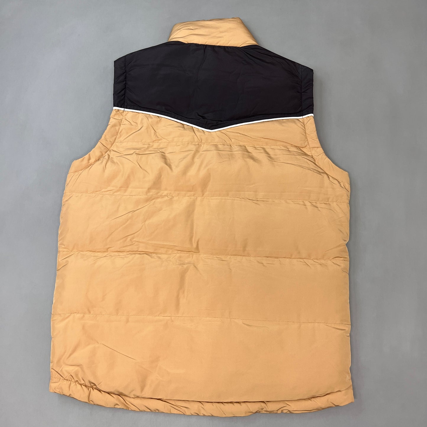 CINCH Quilted Vest Men's Sz XS Gold/Brown MWV1578001 (New)