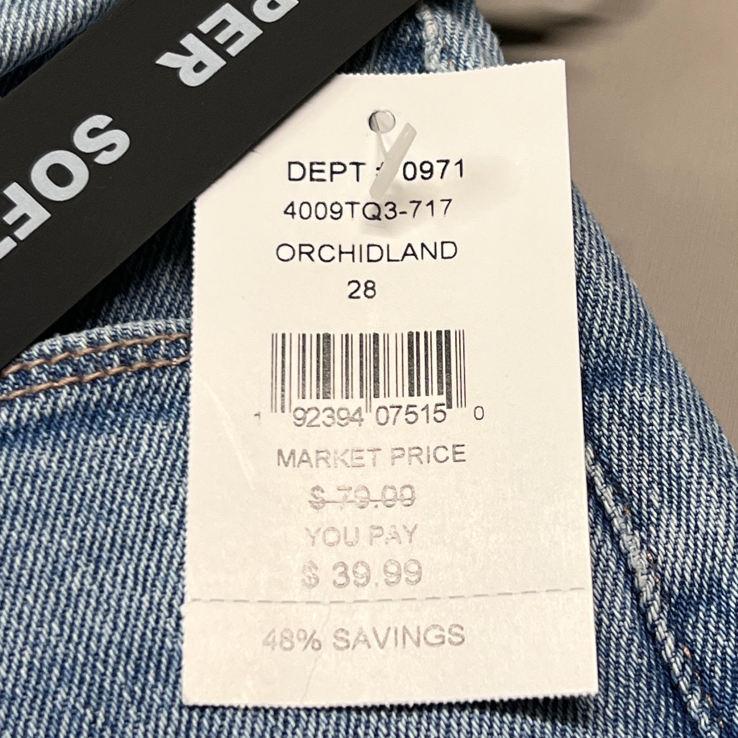 ARTICLES OF SOCIETY Orchidland Ripped Denim Jeans Women's Sz 28 Blue 4009TQ3-717 (New)