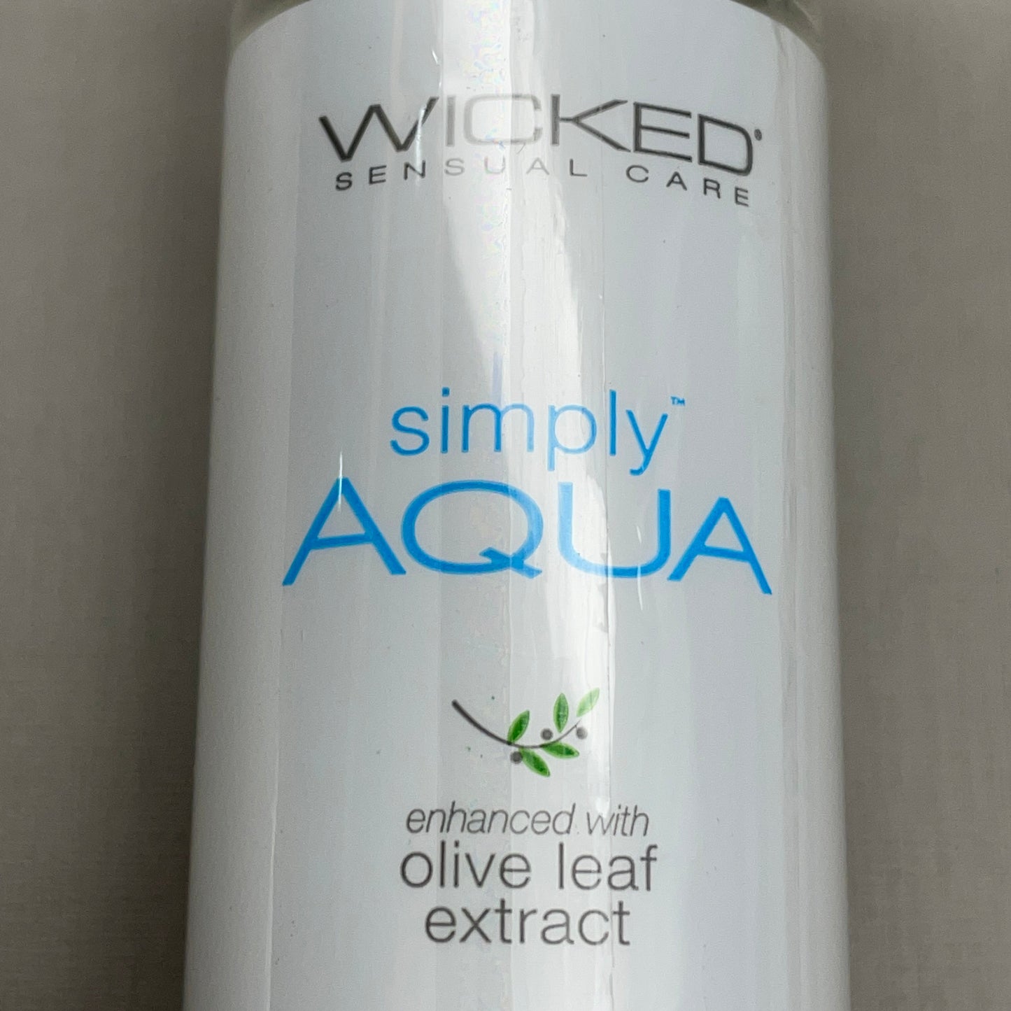 WICKED SENSUAL CARE 10PK Simply Aqua Olive Leaf Extract Water Based Lubricant 2.3 oz 09/24 (New)