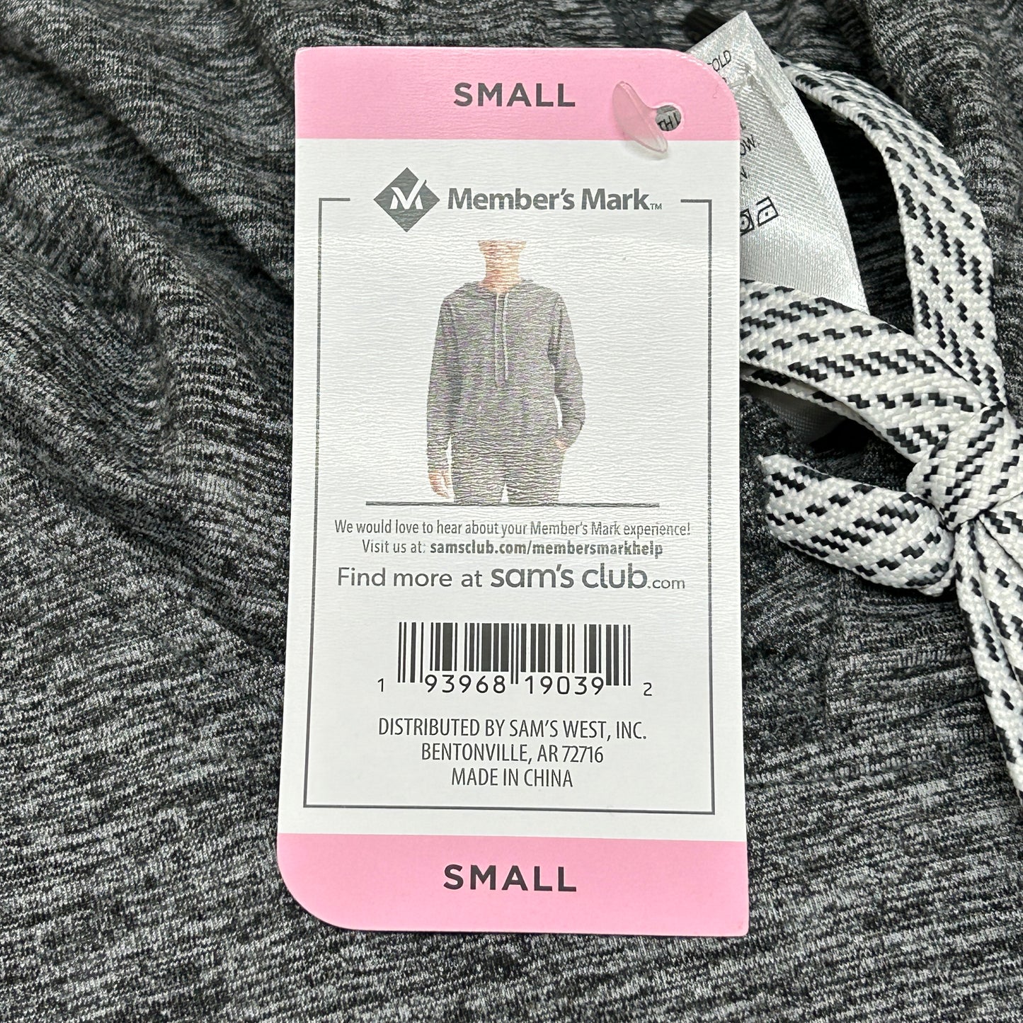 MEMBERS MARK Favorite Soft Pullover Heather Grey Size Small (New)