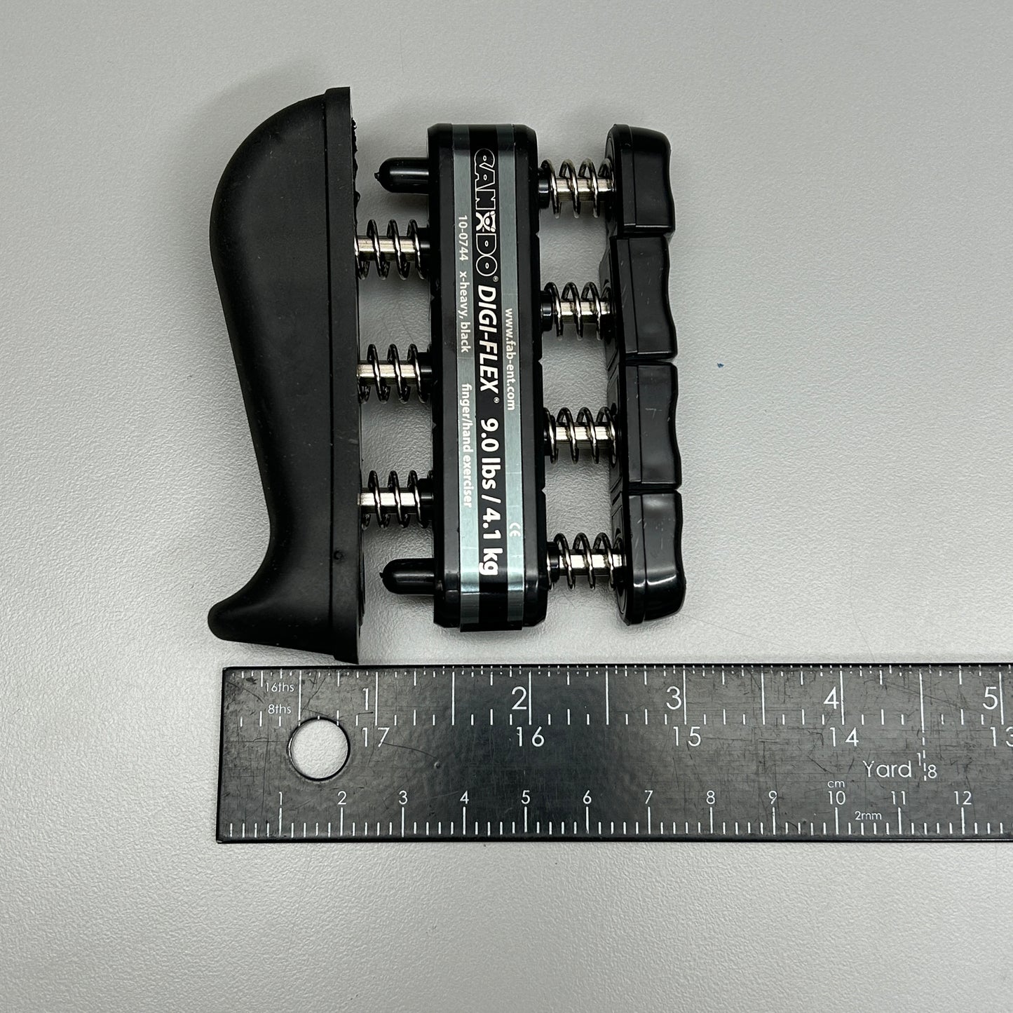 CANDO 2-PACK! Digi-Flex Finger/Hand Exerciser 9 lbs X-Heavy Black (New)