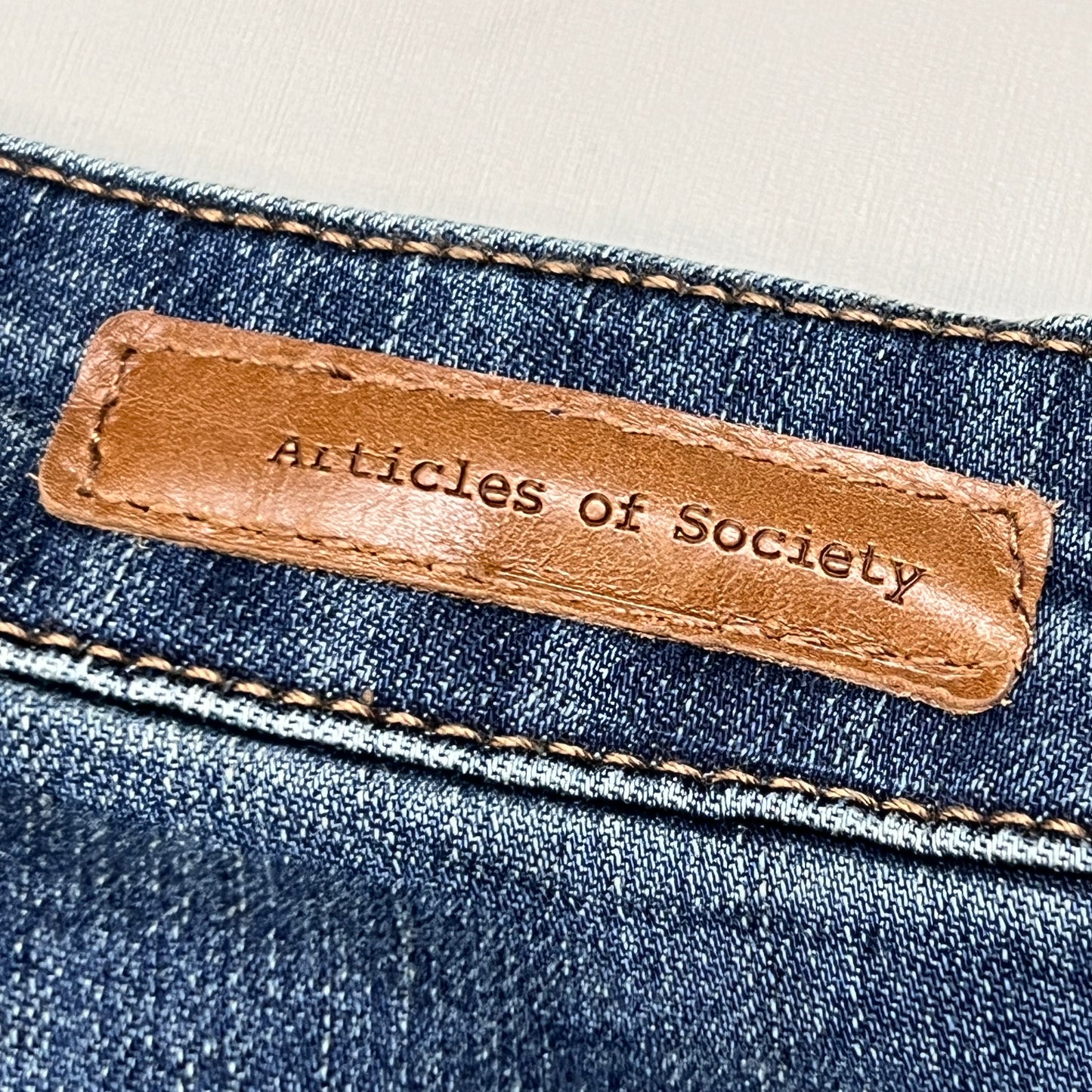 ARTICLES OF SOCIETY Aiea Denim Jeans Women's Sz 26 Blue 5352PLV-701 (New)