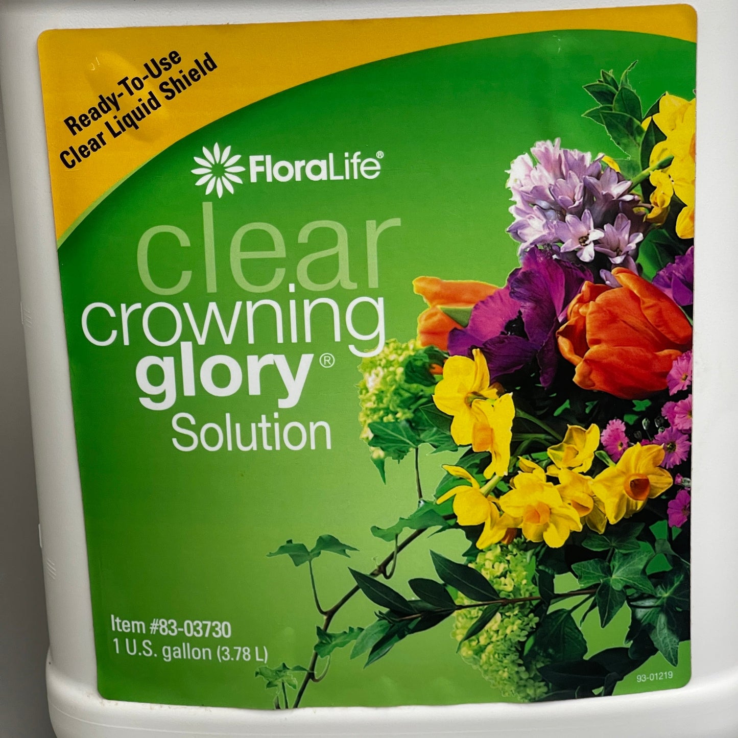 ZA@ SMITHERS OASIS FloraLife Clear Crowning Glory 1 Gallon Lawn Garden Clear (New) C