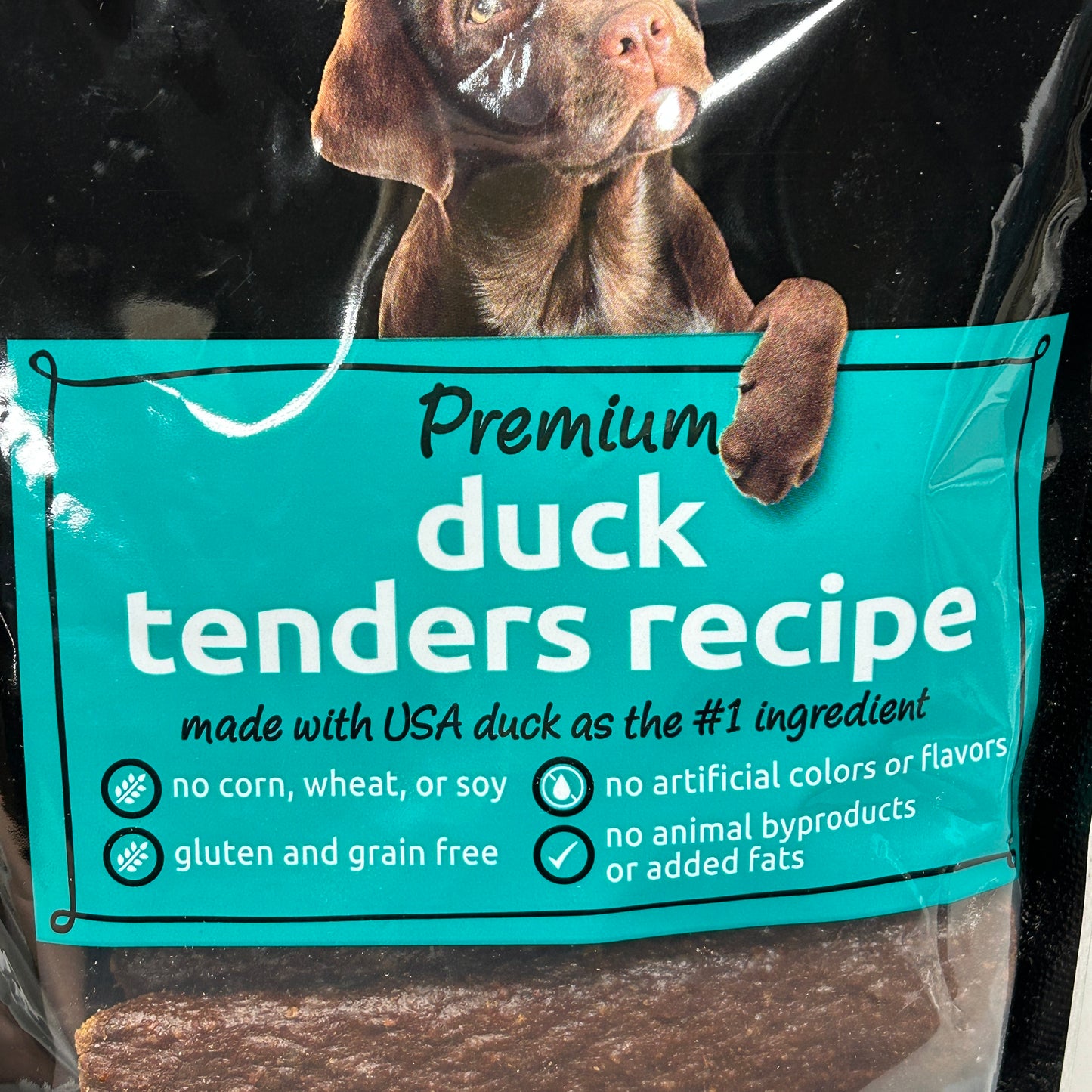 PETSHOPPE Premium Duck Tenders Dog Treats Made in USA All Natural 12 oz 09/24 (New)