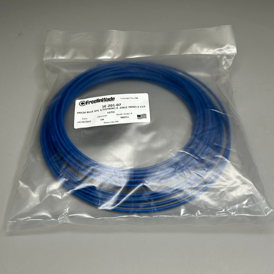 FREELIN-WADE Nylon Tubing 50 ft Blue 1E-201-07 (New)