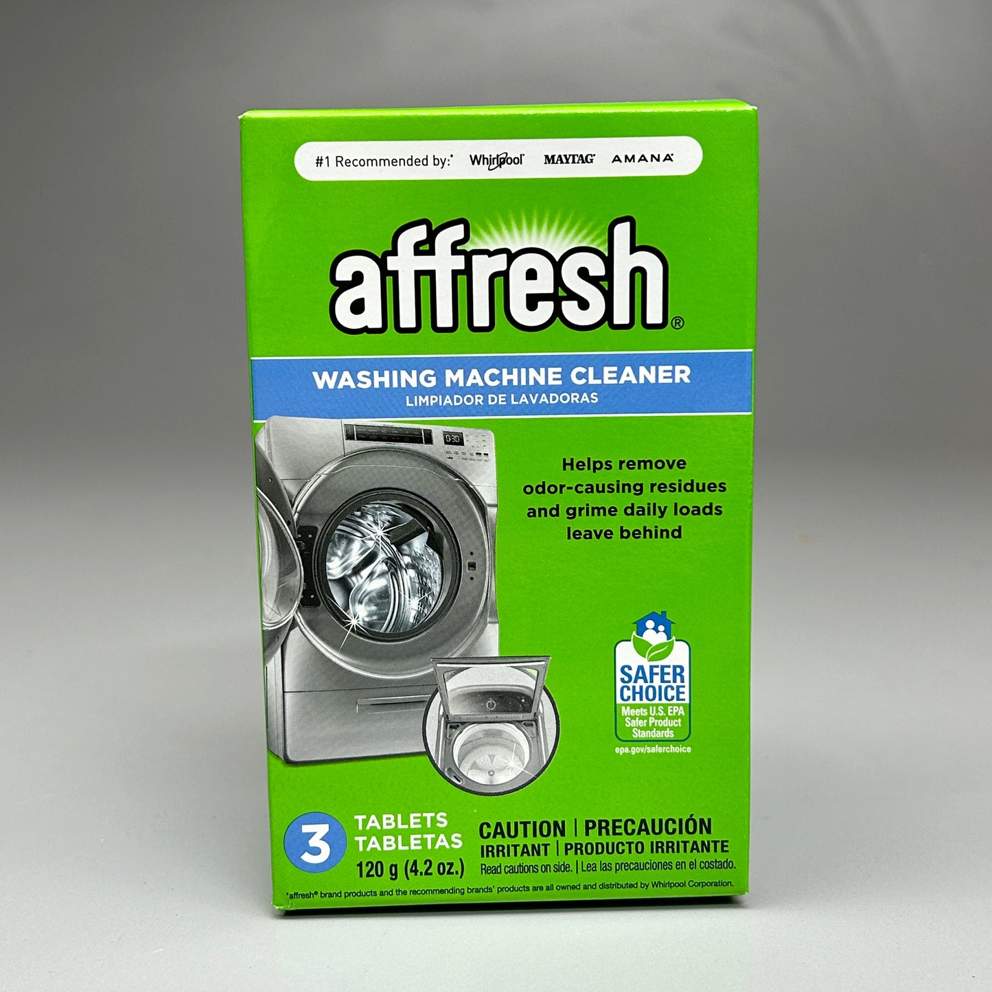 AFFRESH 4-PACK! Washing Machine Cleaner Tablets 3 ct 4.2 oz box (New)