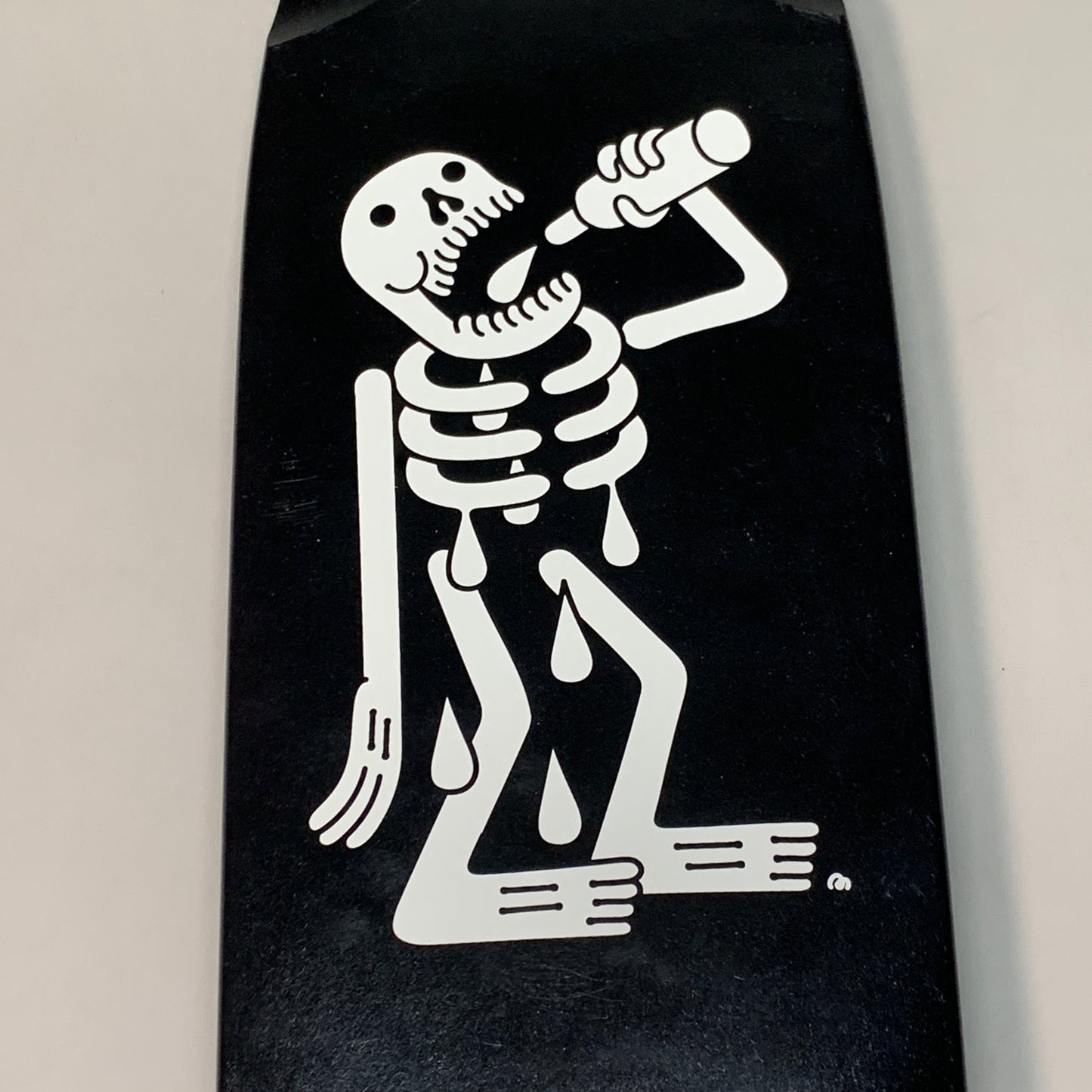 LANDYACHTZ Dinghy Classic Skeleton Longboard/Skateboard Black Canadian Maple 7 Ply 29"x8" (New Other)