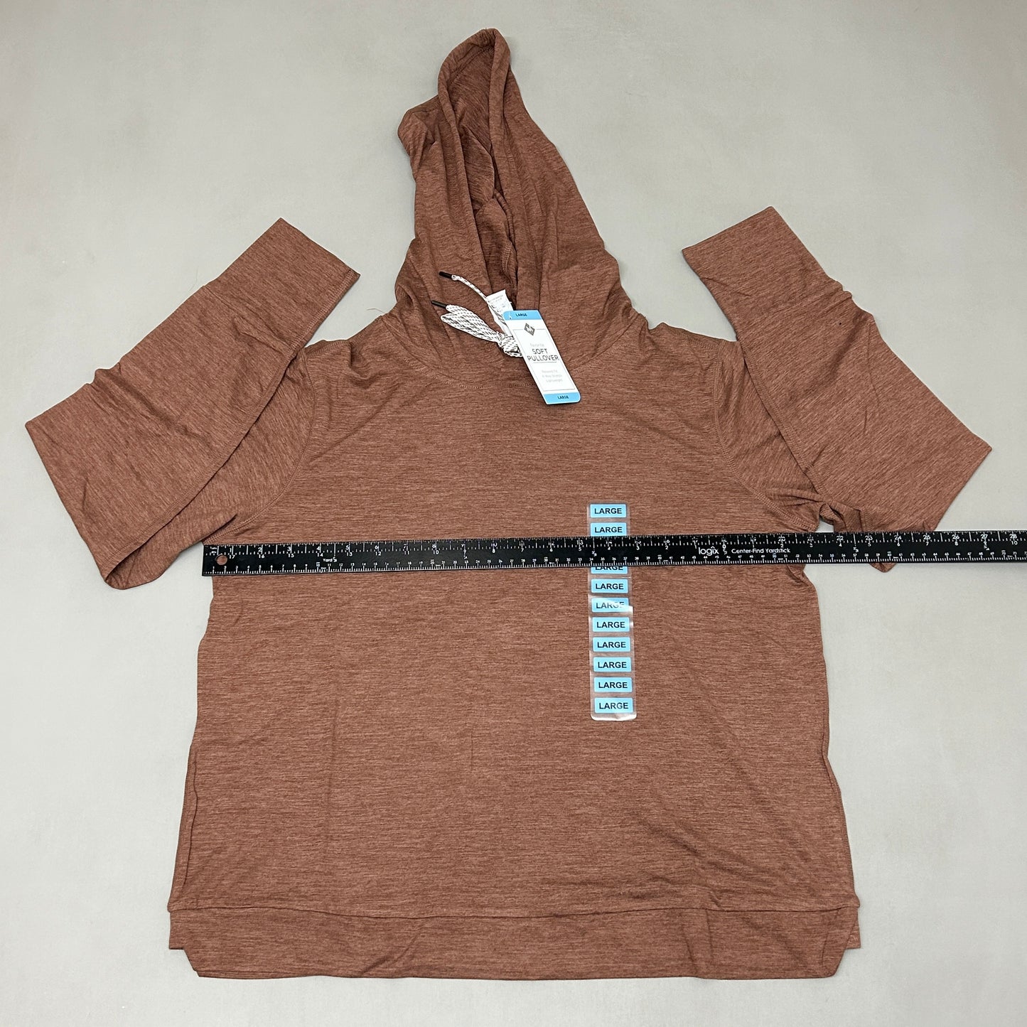 MEMBERS MARK Favorite Soft Pullover Brown Size Large (New)