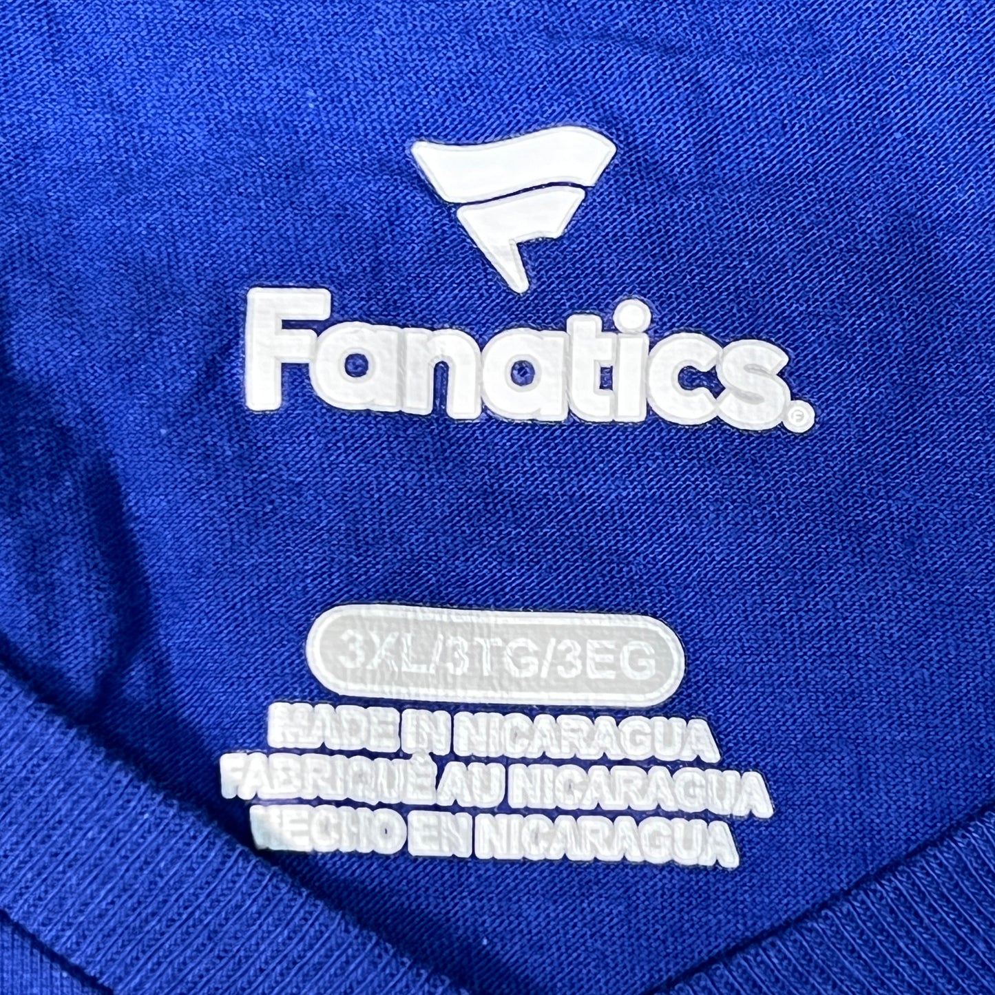 FANATICS Los Angeles Dodgers Baseball V-neck T-shirt Women's Sz 3XL Blue MLBT3970 (New)
