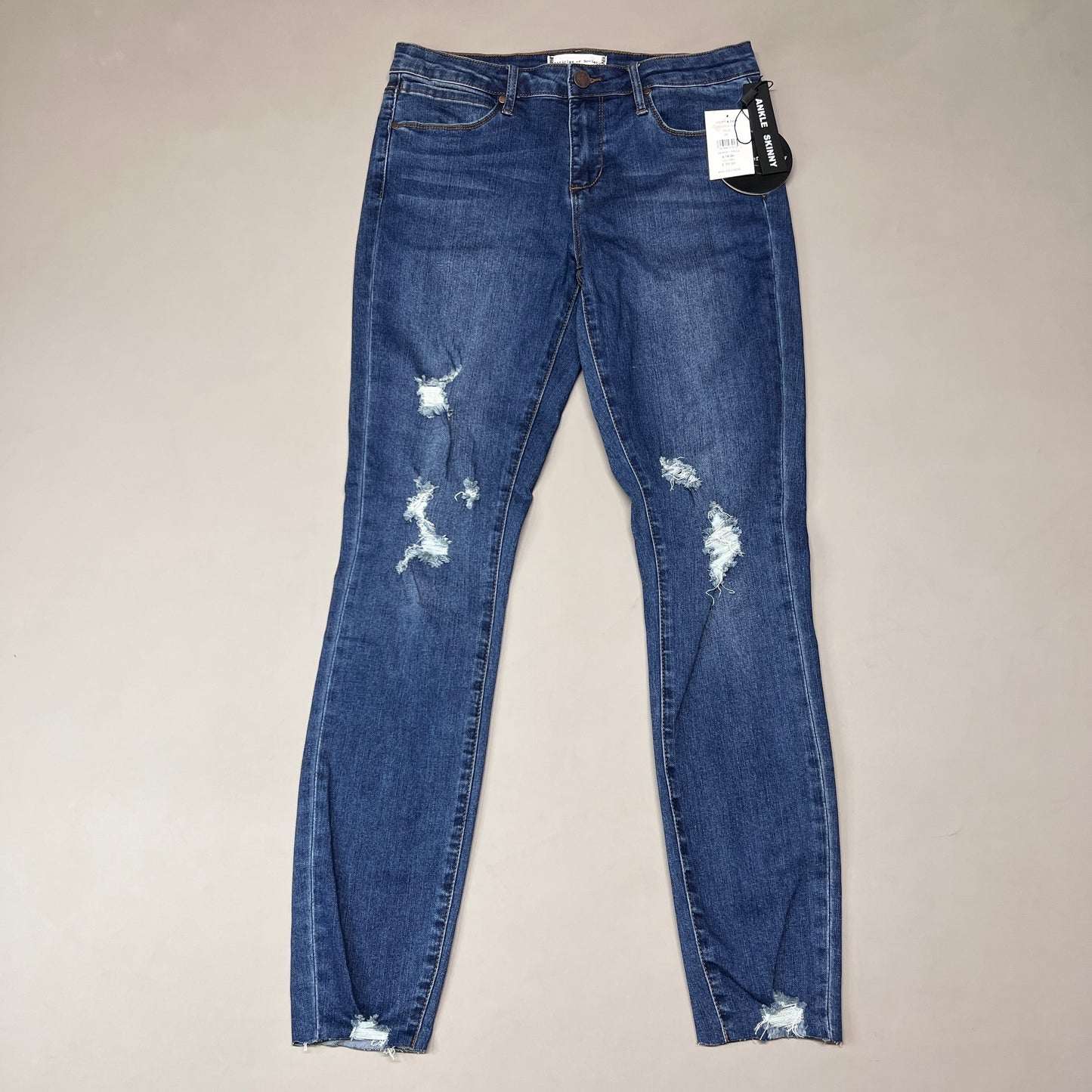 ARTICLES OF SOCIETY Hilo Ripped Denim Jeans Women's Sz 28 Blue 5350PLV-706 (New)