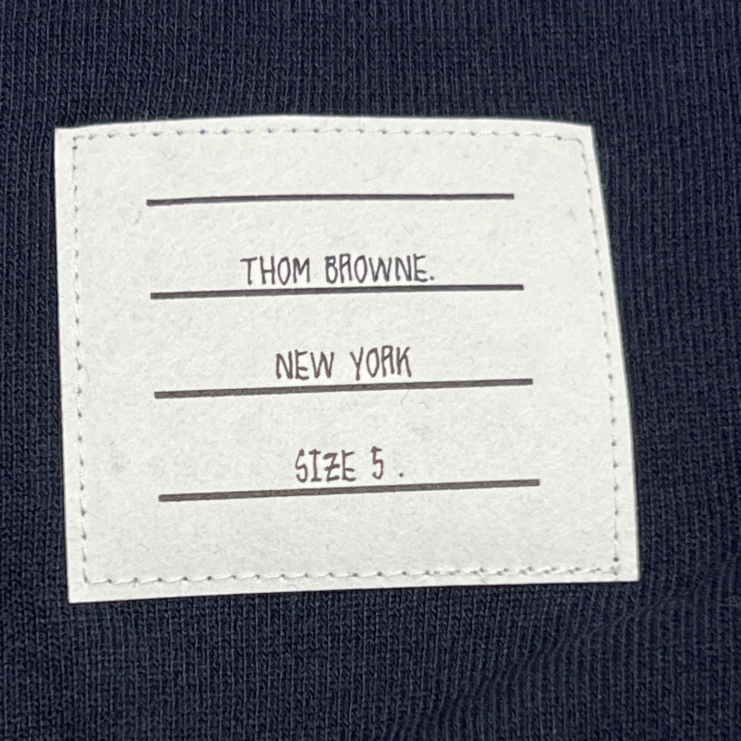 THOM BROWNE Classic Sweat pants w/Engineered 4 Bar Loop Back Navy Size 5 (New)