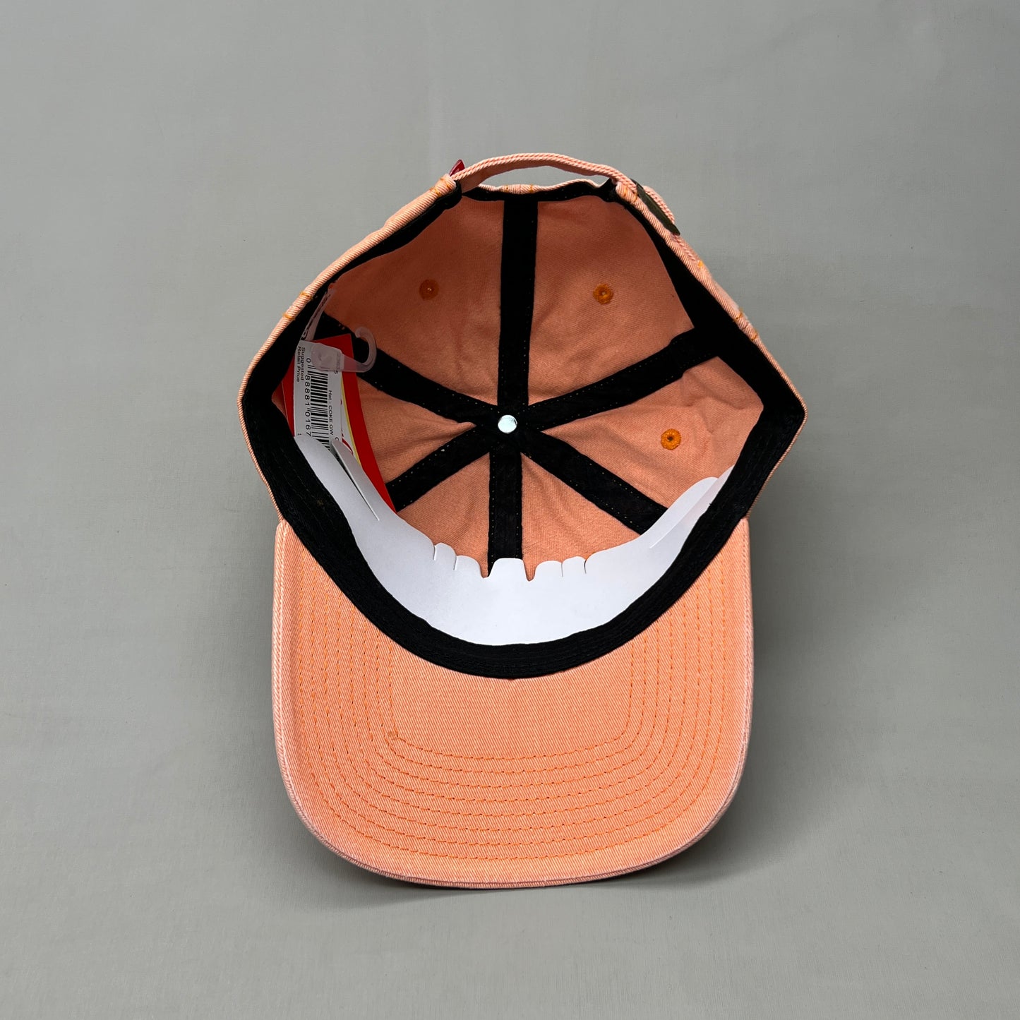 COCA-COLA Baseball Cap Strap Back Sz One Size Orange 23635 (New)