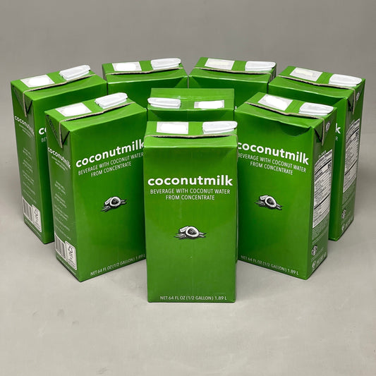 ZA@ STARBUCKS (8 PACK) Coconut Milk Beverage From Concentrate 64 fl oz BB 12/25 (Expired)