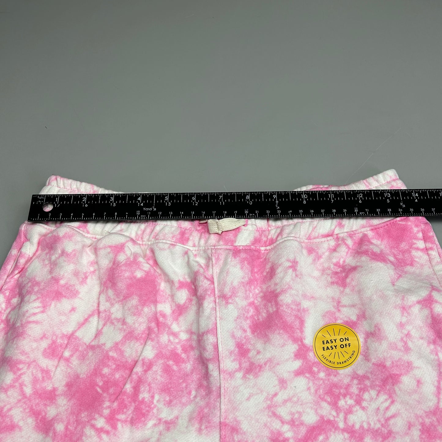 CAT & JACK Kids' Drawstring Tie Dye Jogger Pants Bright Pink Sz XL (New)