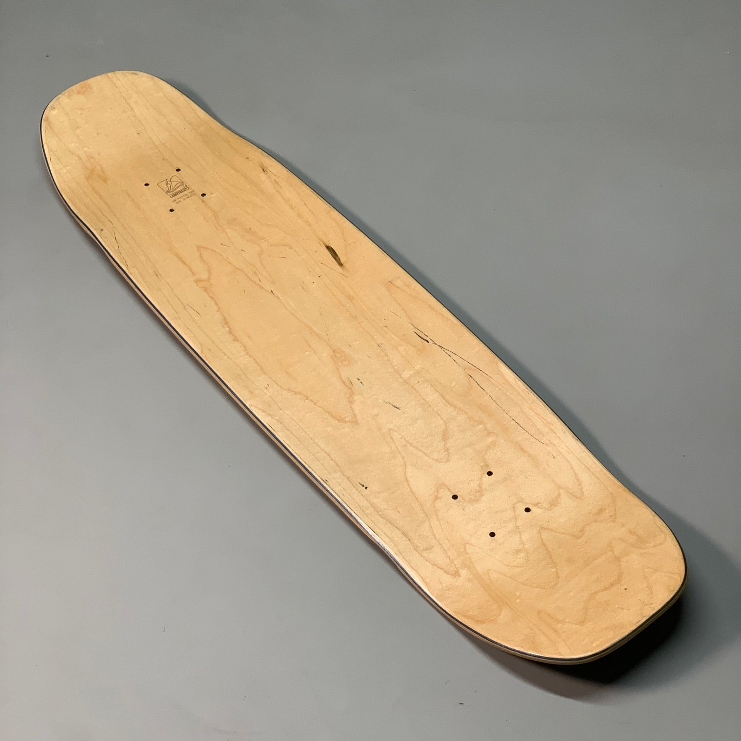 LANDYACHTZ Longboard/Skateboard Black Skull Deck Canadian Maple 37.5"x9" (New Other)
