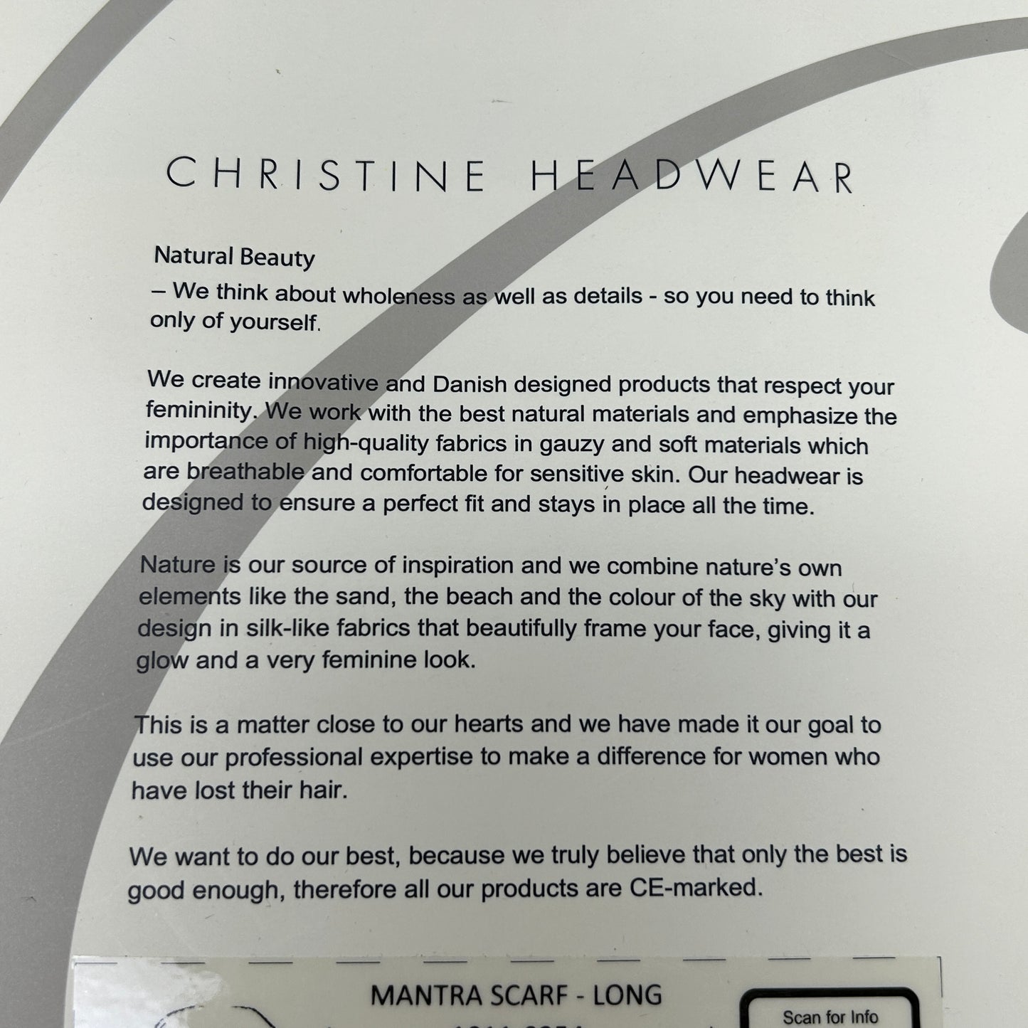 CHRISTINE HEADWEAR Mantra Scarf Long Cerise 1011-0254 (New)