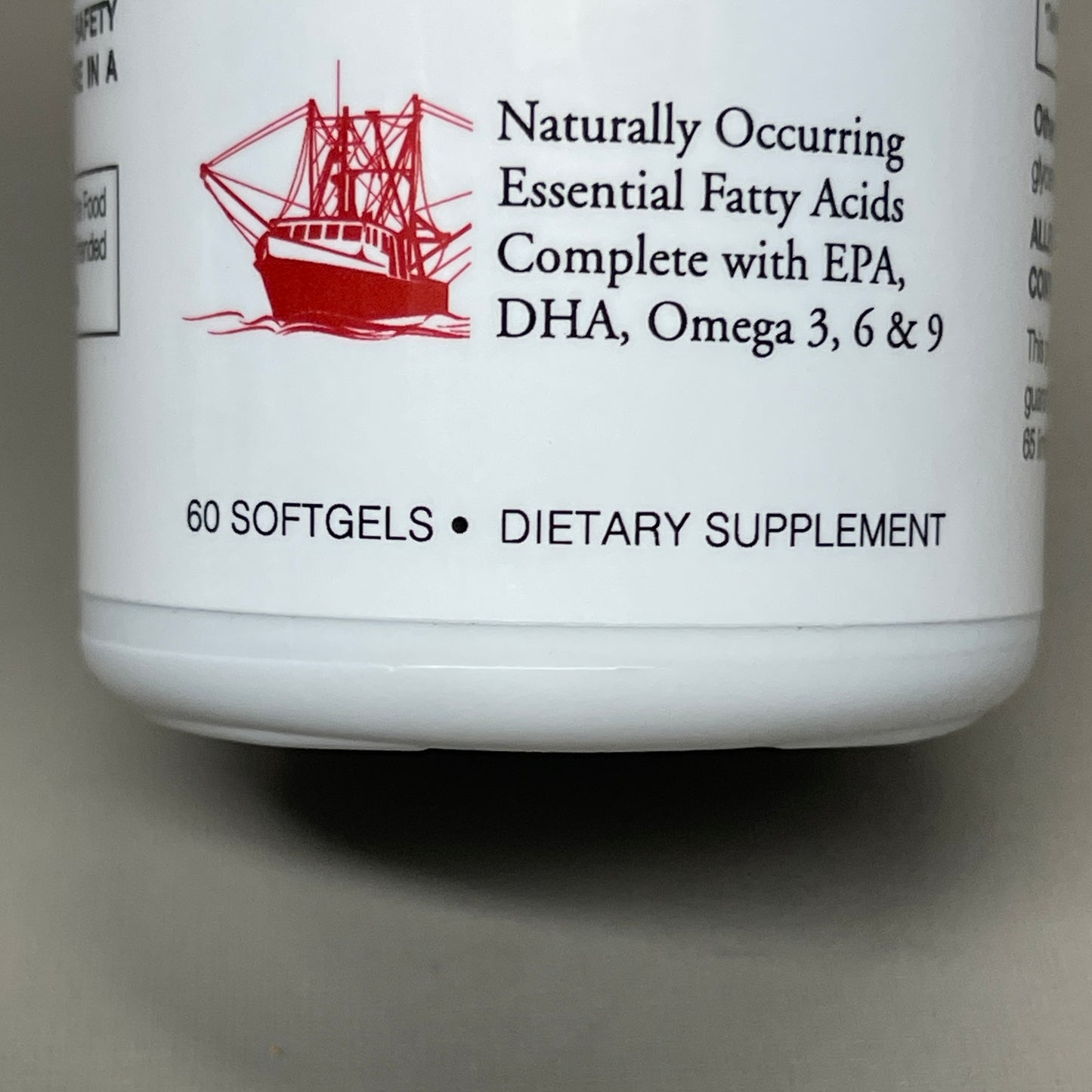 ZA@ CAPTAIN KRILLS Krill Oil Dietary Supplement Omega 3, 6, 9 - 60 Softgels BB 11/23 (New)