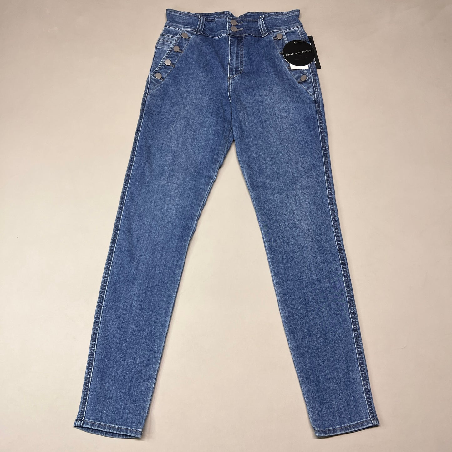 ARTICLES OF SOCIETY Village Park Denim Jeans Women's Sz 27 Blue 4488PLV-731 (New)