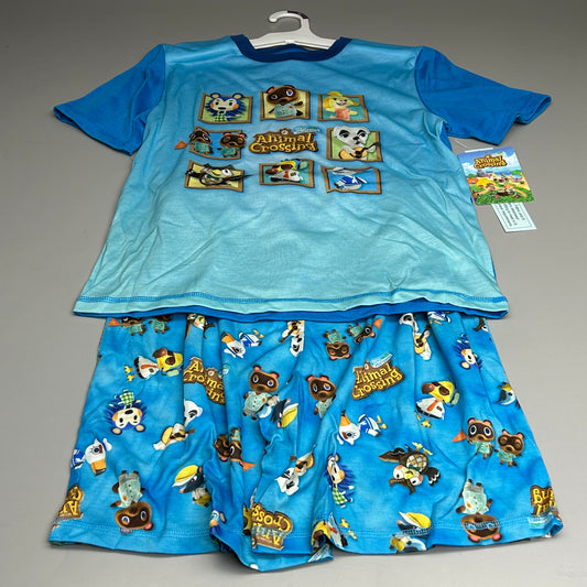 KOMAR KIDS Boys' Animal Crossing 2pc Pajama Set Blue Sz XL (New)