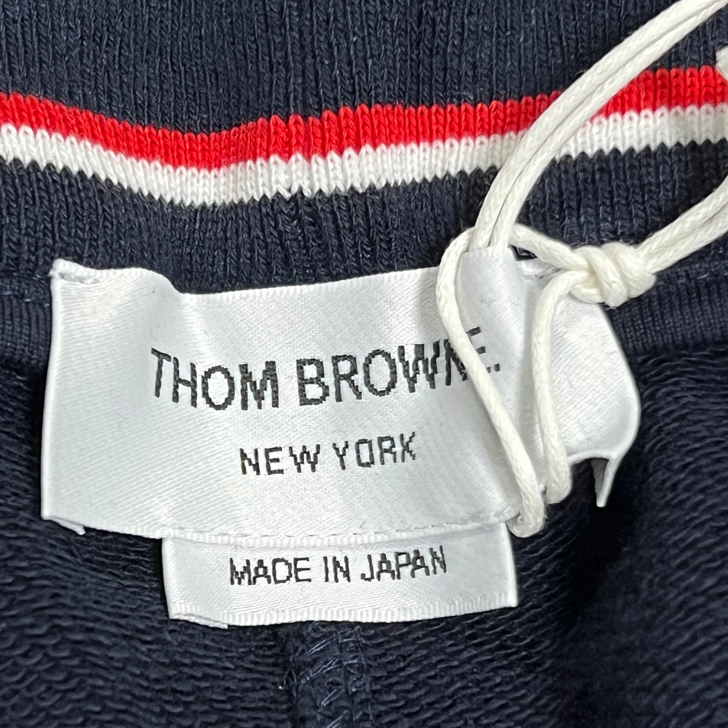 THOM BROWNE Classic Sweat pants w/Engineered 4 Bar Loop Back Navy Size 1 (New)