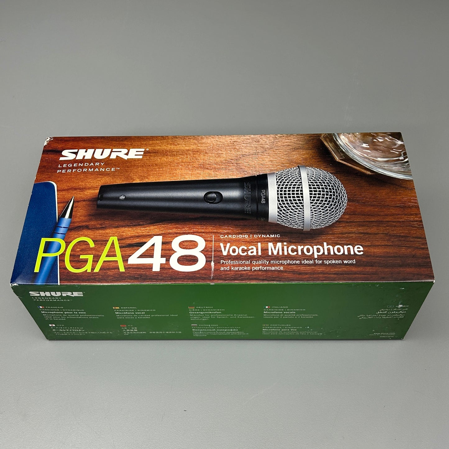 SHURE Vocal Microphone Cardioid Dynamic PGA48 (New)