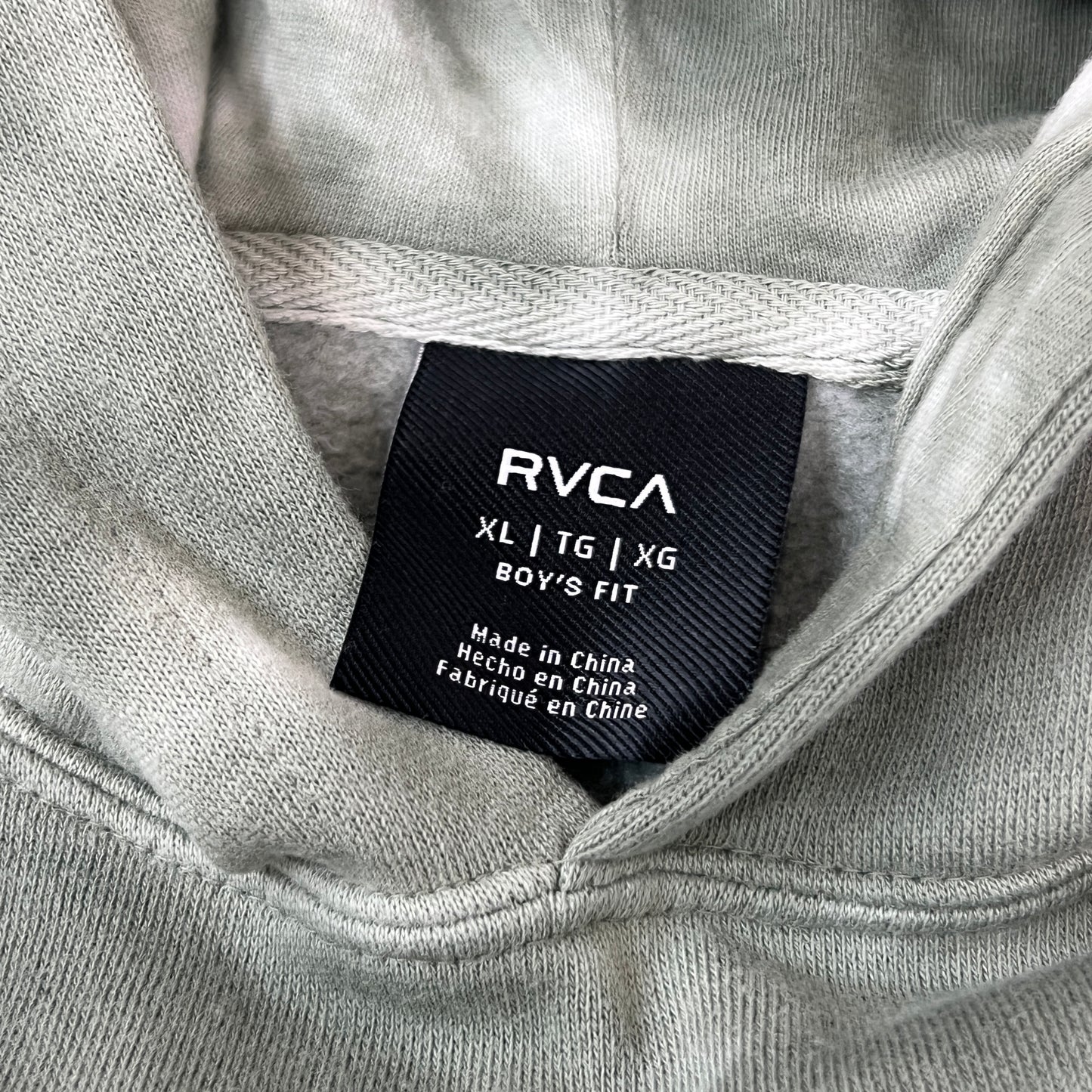 RVCA Artist Network Program Tie Dye Hoodie Youth Sz XL / 16 AVBSF00106 Green (New)