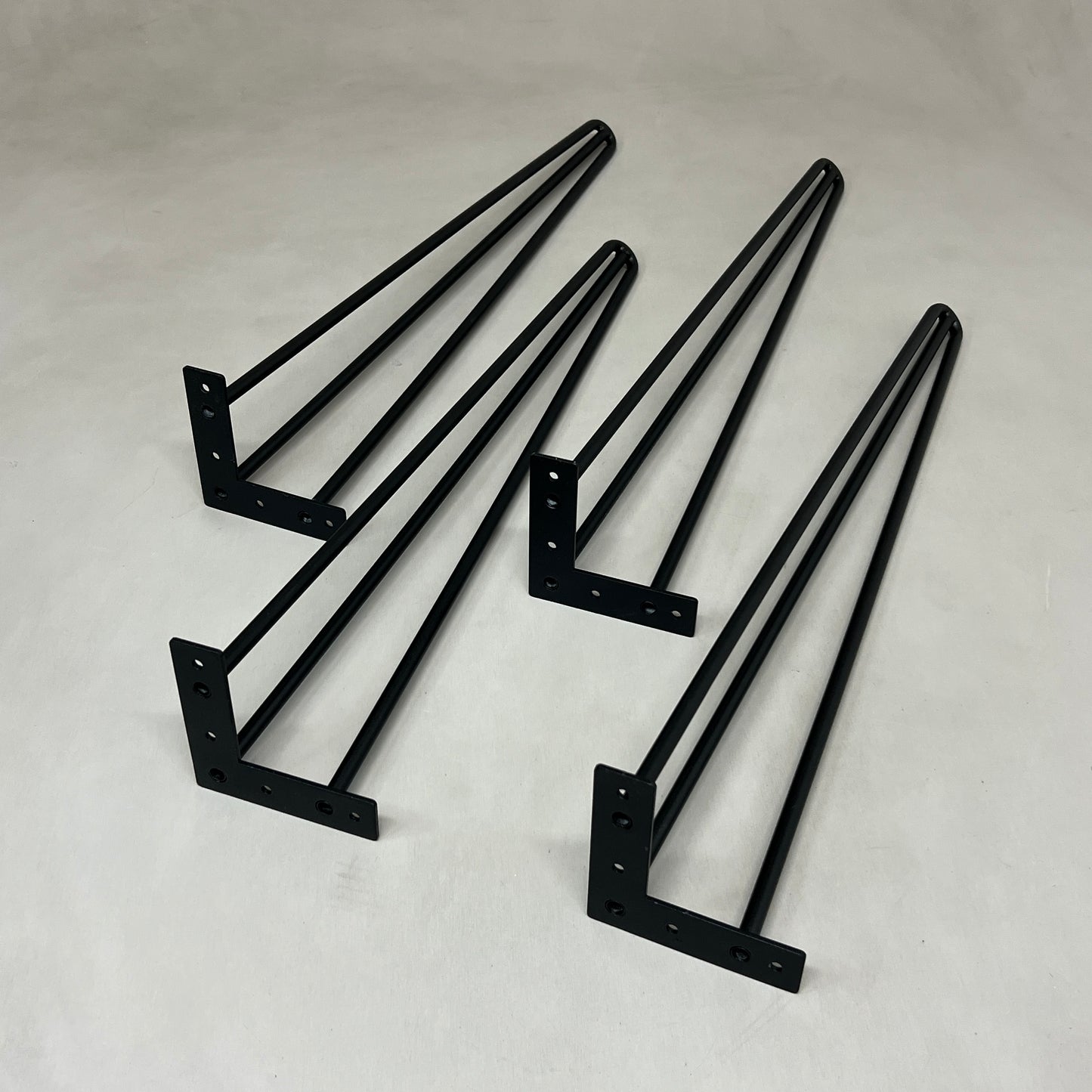 VEVOR Hairpin Table Legs Set of 4 Legs 4.3 in x 24 in Heavy Duty Rods  (New)