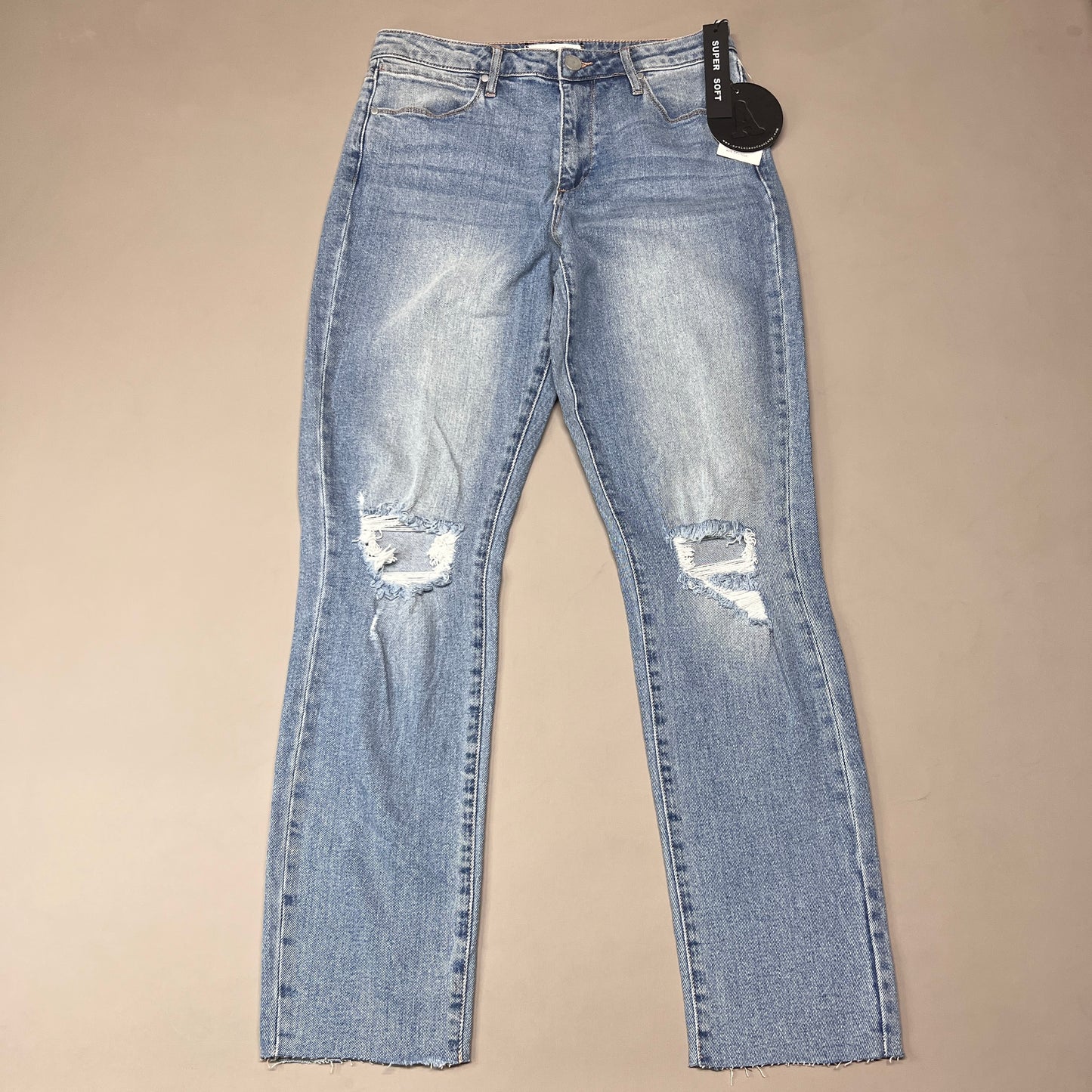 ARTICLES OF SOCIETY Orchidland Ripped Denim Jeans Women's Sz 26 Blue 4009TQ3-717 (New)