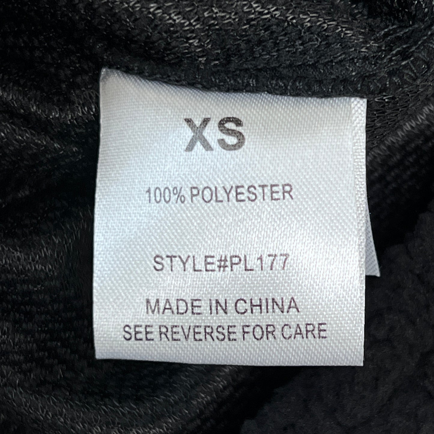 PINK LILY Fleece Button-up Jacket Women's Sz XS Black PL177 (New)