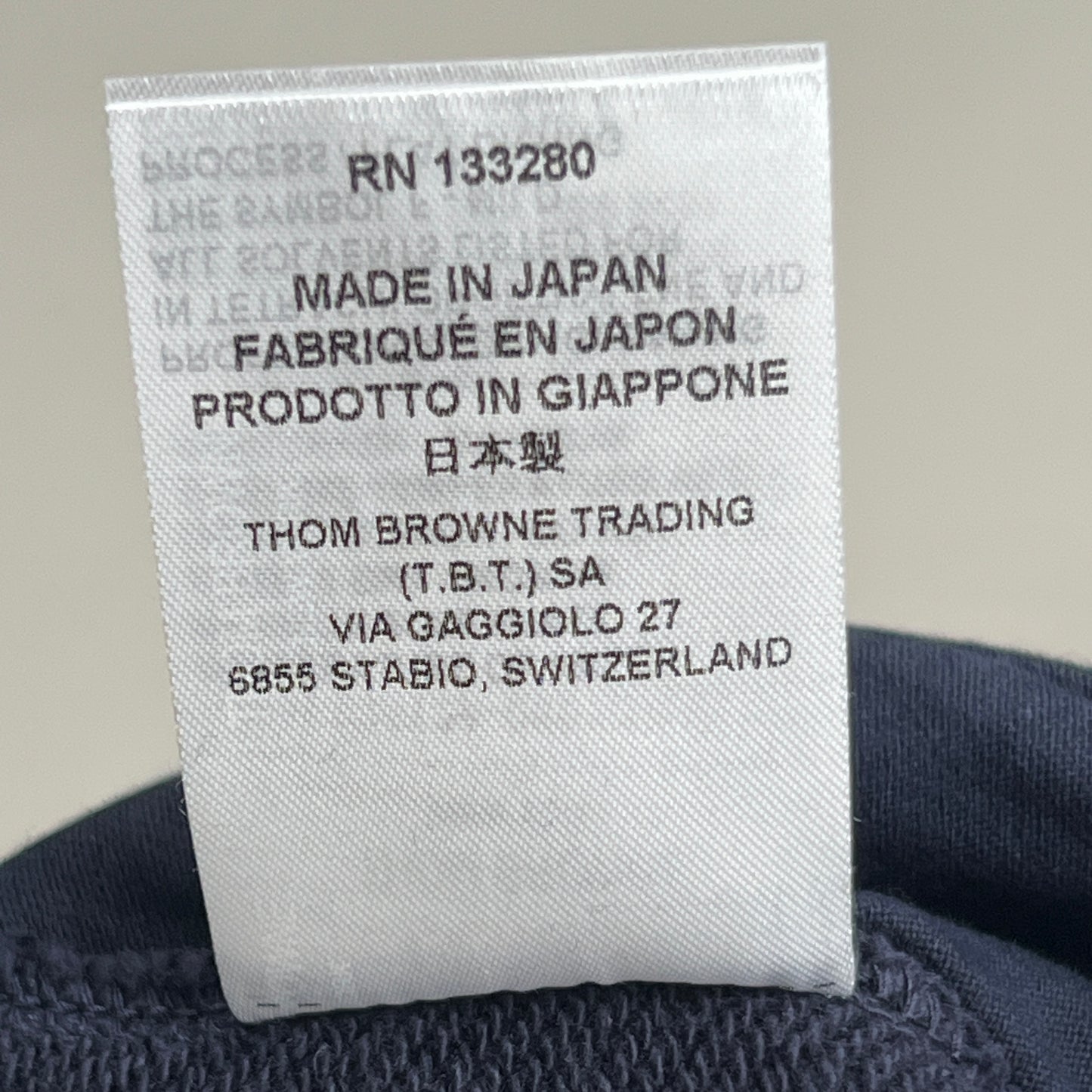 THOM BROWNE Classic Sweat Shorts in Tonal 4 Bar Loop Back Navy Size 3 (New)