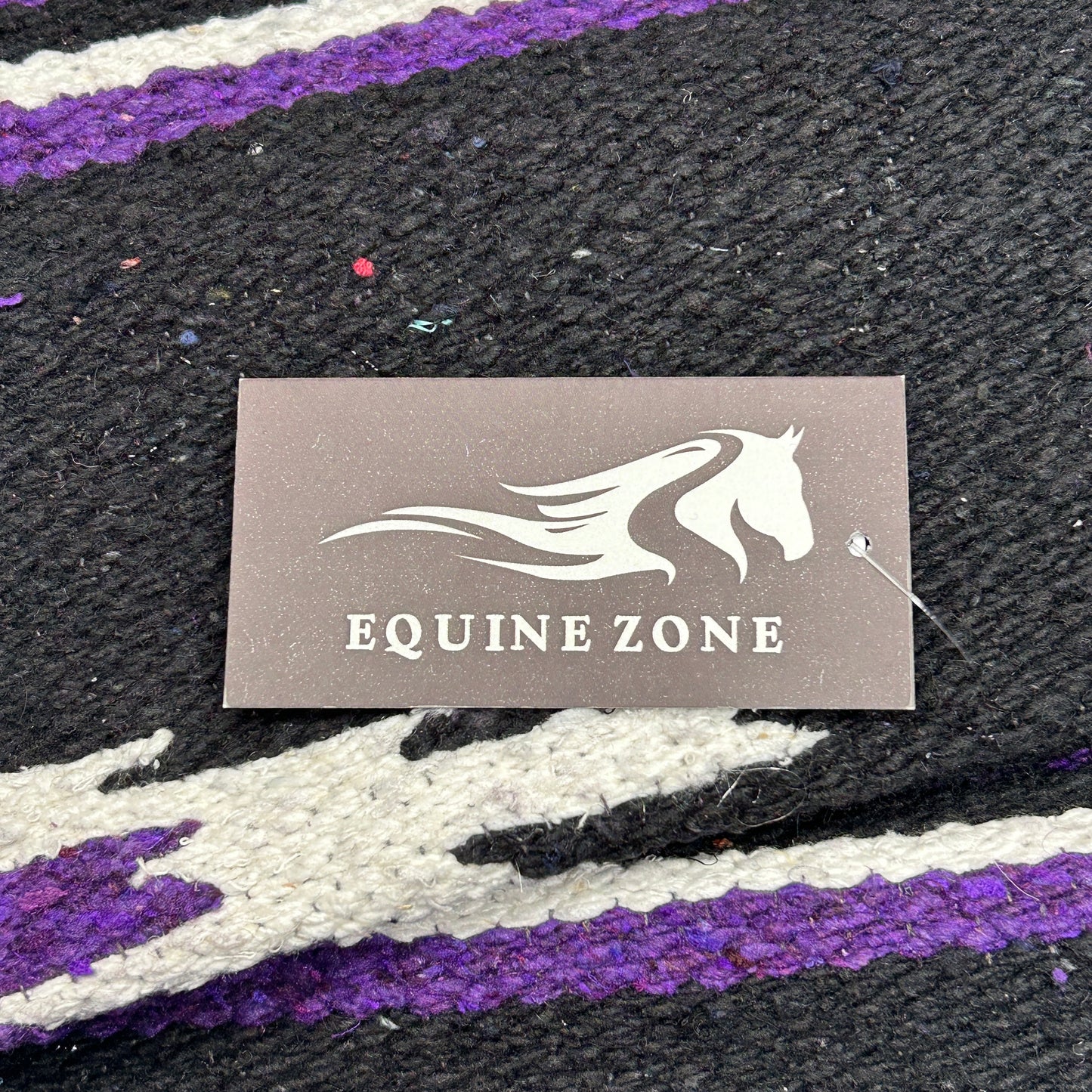EQUINE ZONE 30" x 60" Saddle Blanket Purple (New)